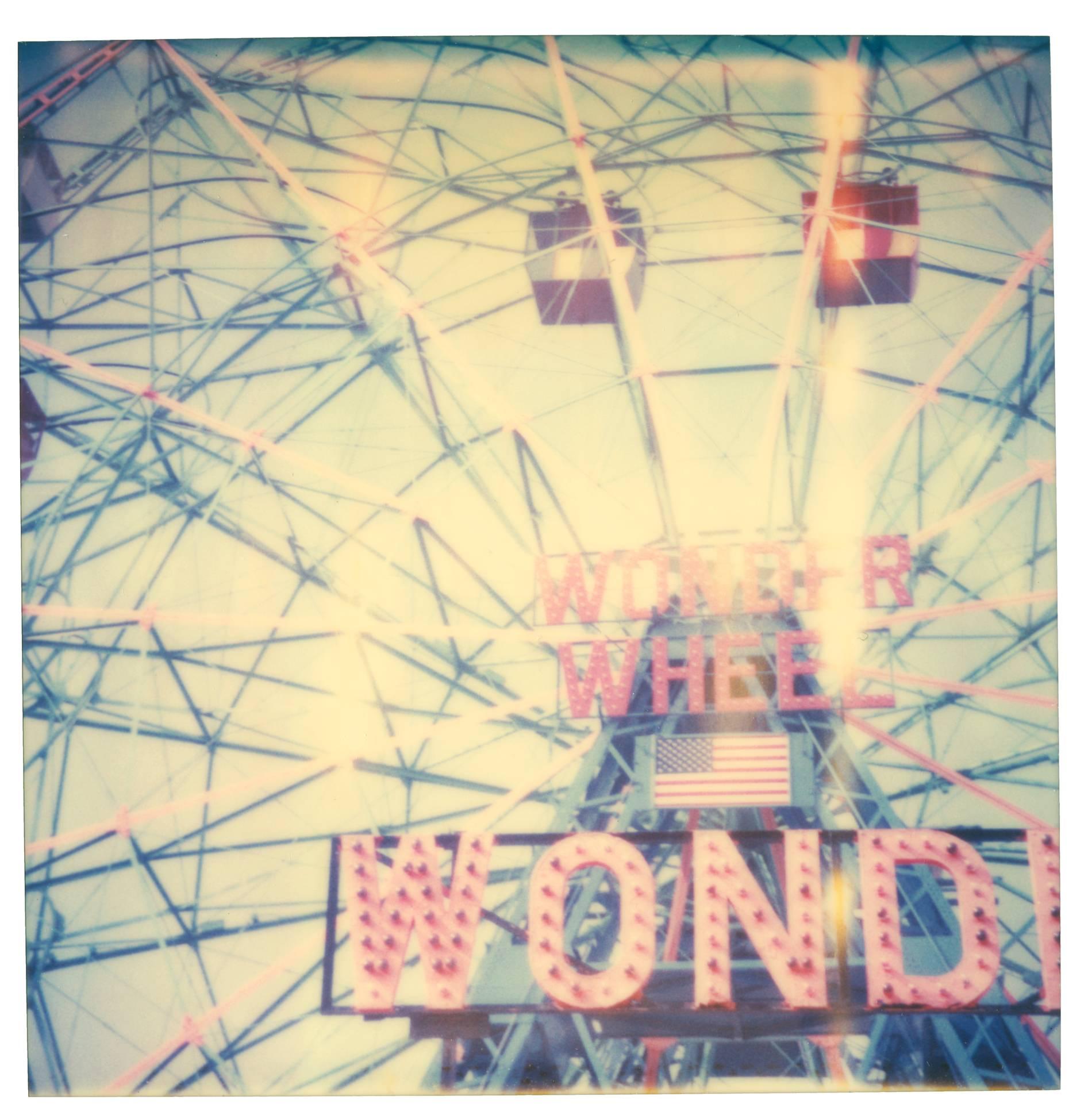 Stefanie Schneider Landscape Photograph - Wonder Wheel from the movie Stay based on a Polaroid