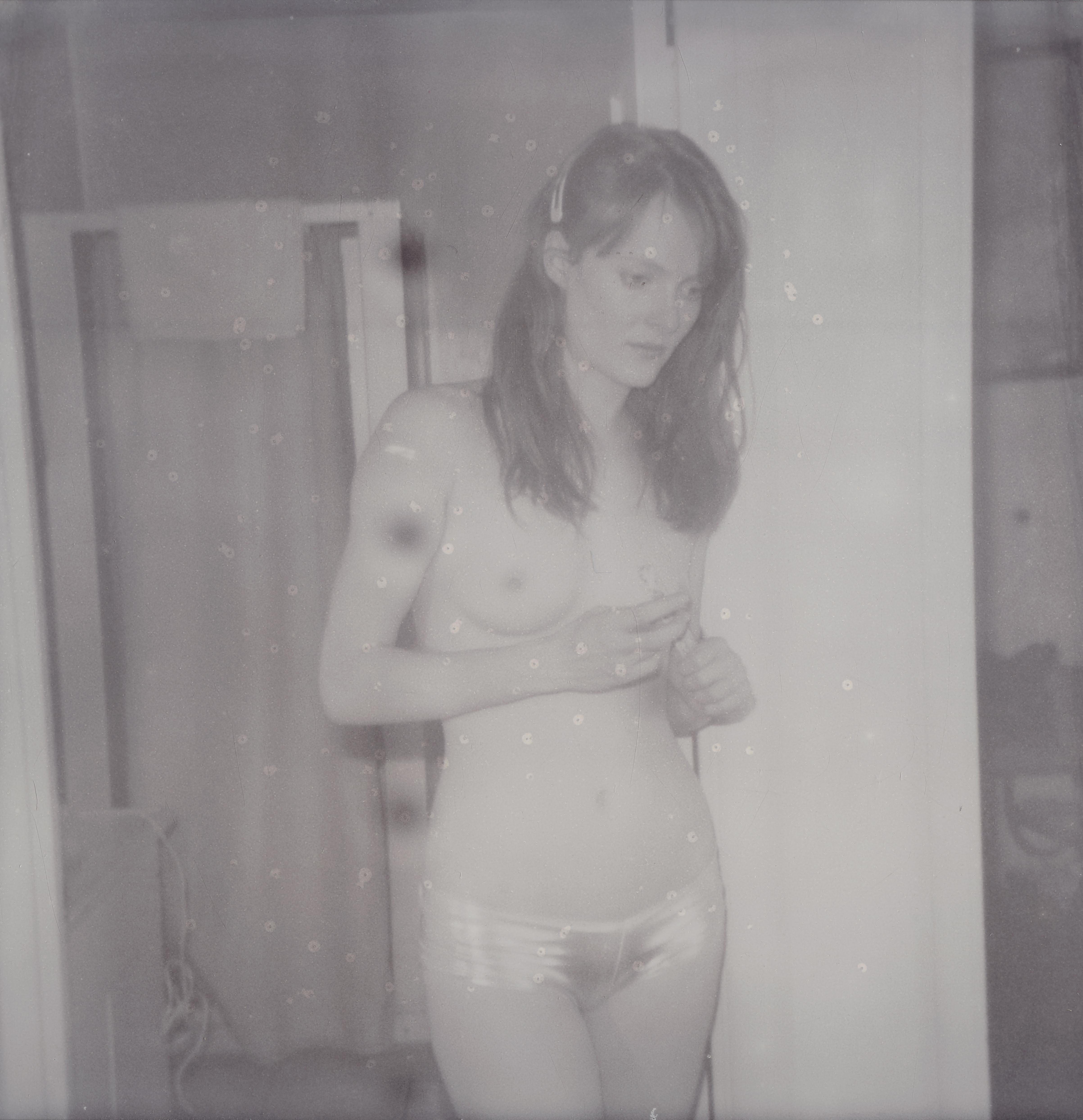 Stefanie Schneider Black and White Photograph - You turn from Me (Till Death do us Part) - Contemporary, Polaroid, Nude, Women