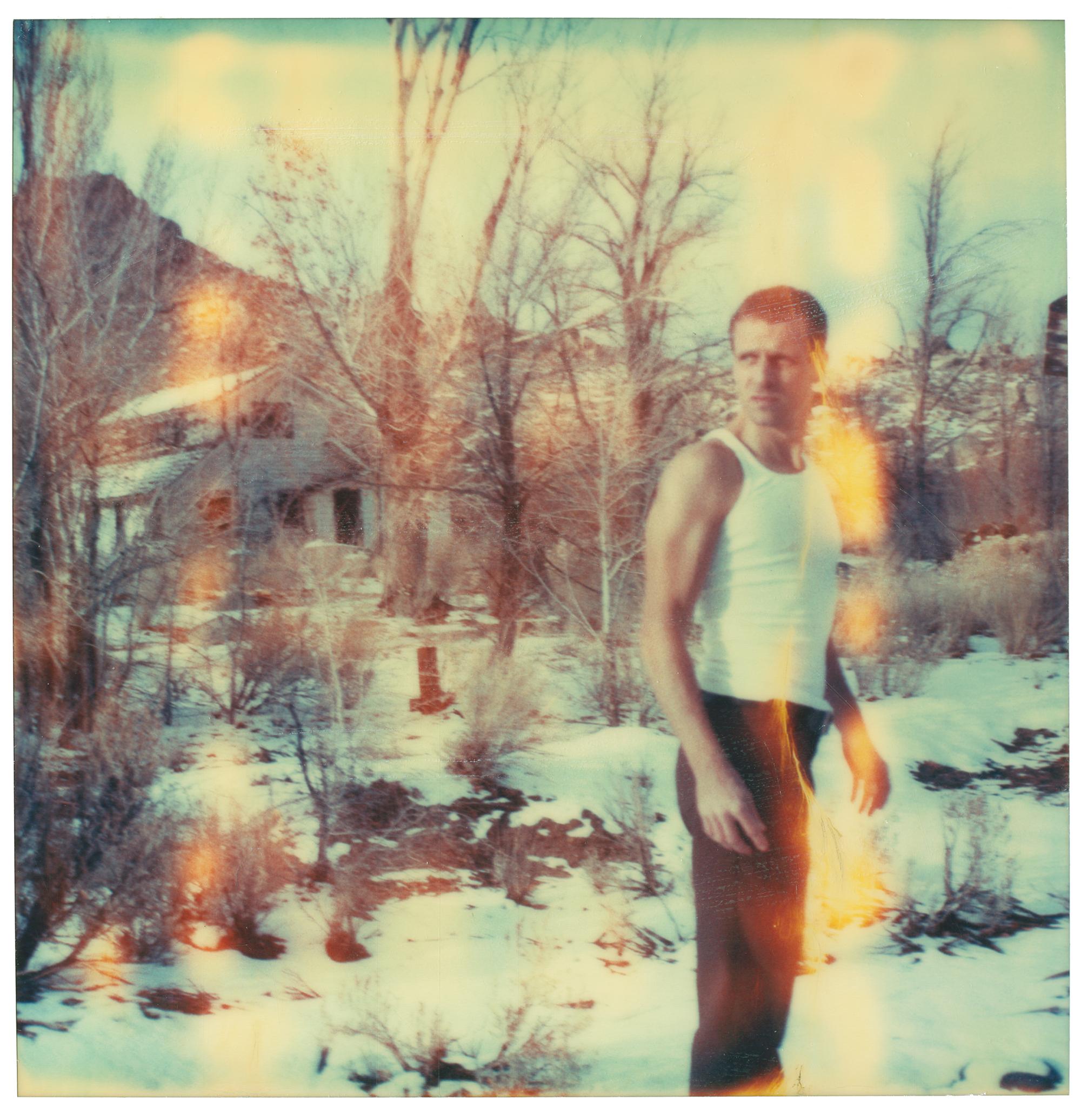 Stefanie Schneider Landscape Photograph - Young and Unaccountable (Wastelands) - Contemporary, Analog, Polaroid, Color