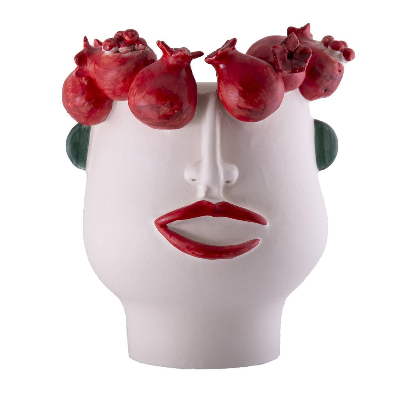 Stefanina Picker of Pomegranate Sculpture For Sale 1