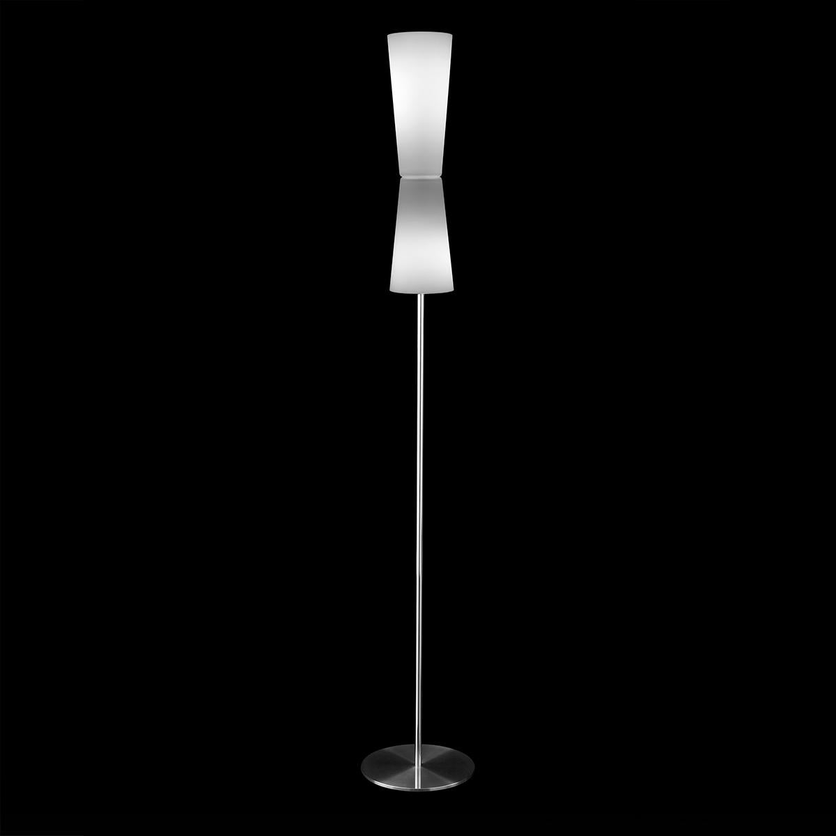 Mid-Century Modern Stefano Casciani Floor Lamp 'Lu-Lu' Murano Glass and Metal by Oluce