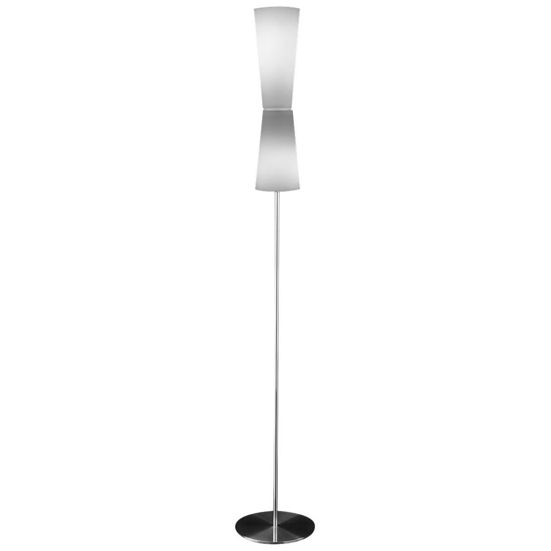 Stefano Casciani Floor Lamp 'Lu-Lu' Murano Glass and Metal by Oluce For Sale