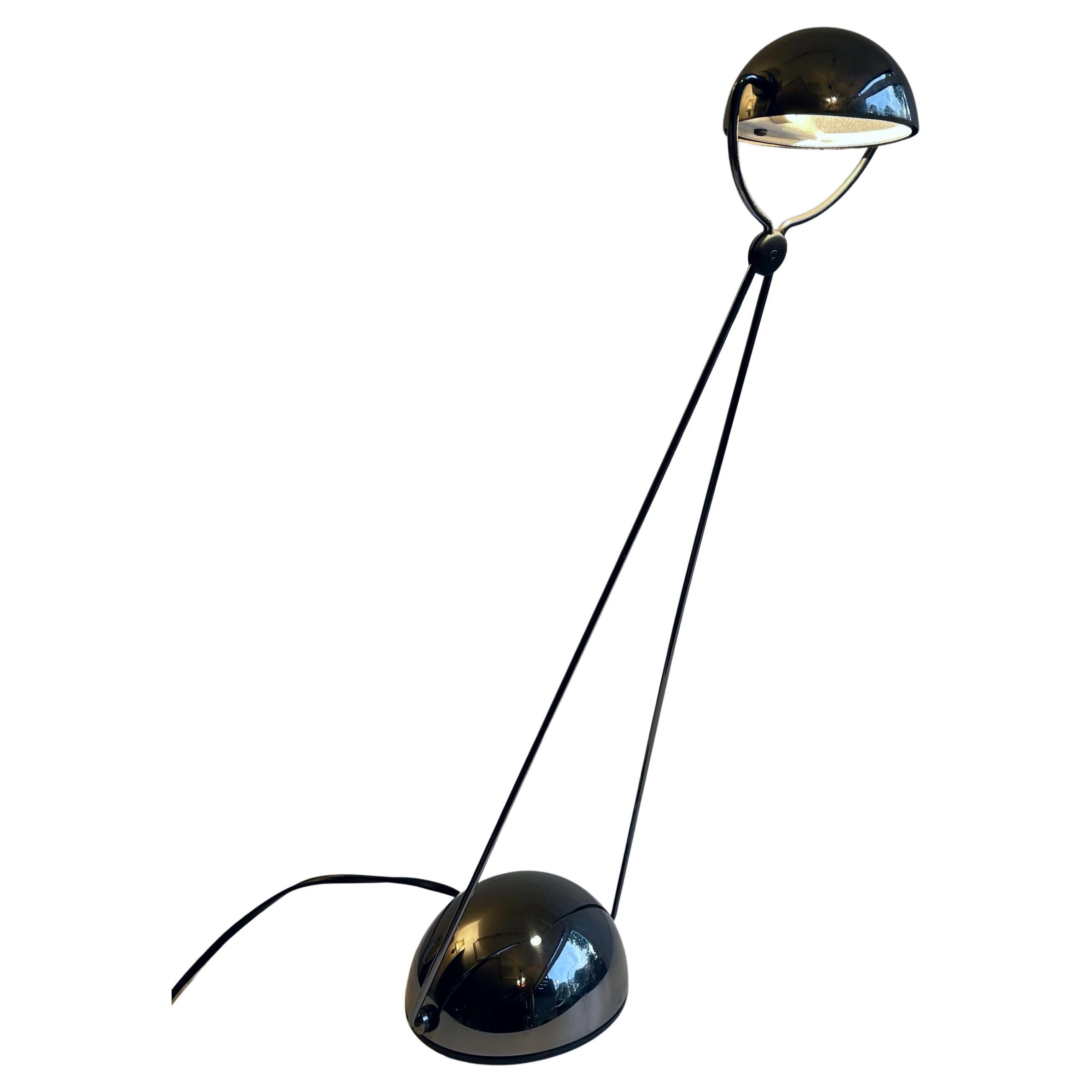 Stefano Cevoli lampe de bureau Meridiana by Paolo Piva chrome noir