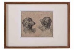 Antique Camel Study - Etching by Stefano Della Bella -1640s