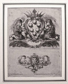 Medici's Coat of Arms with Cupids and Leons