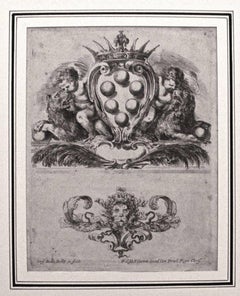 Medici's Coat of Arms with Cupids  and Leons