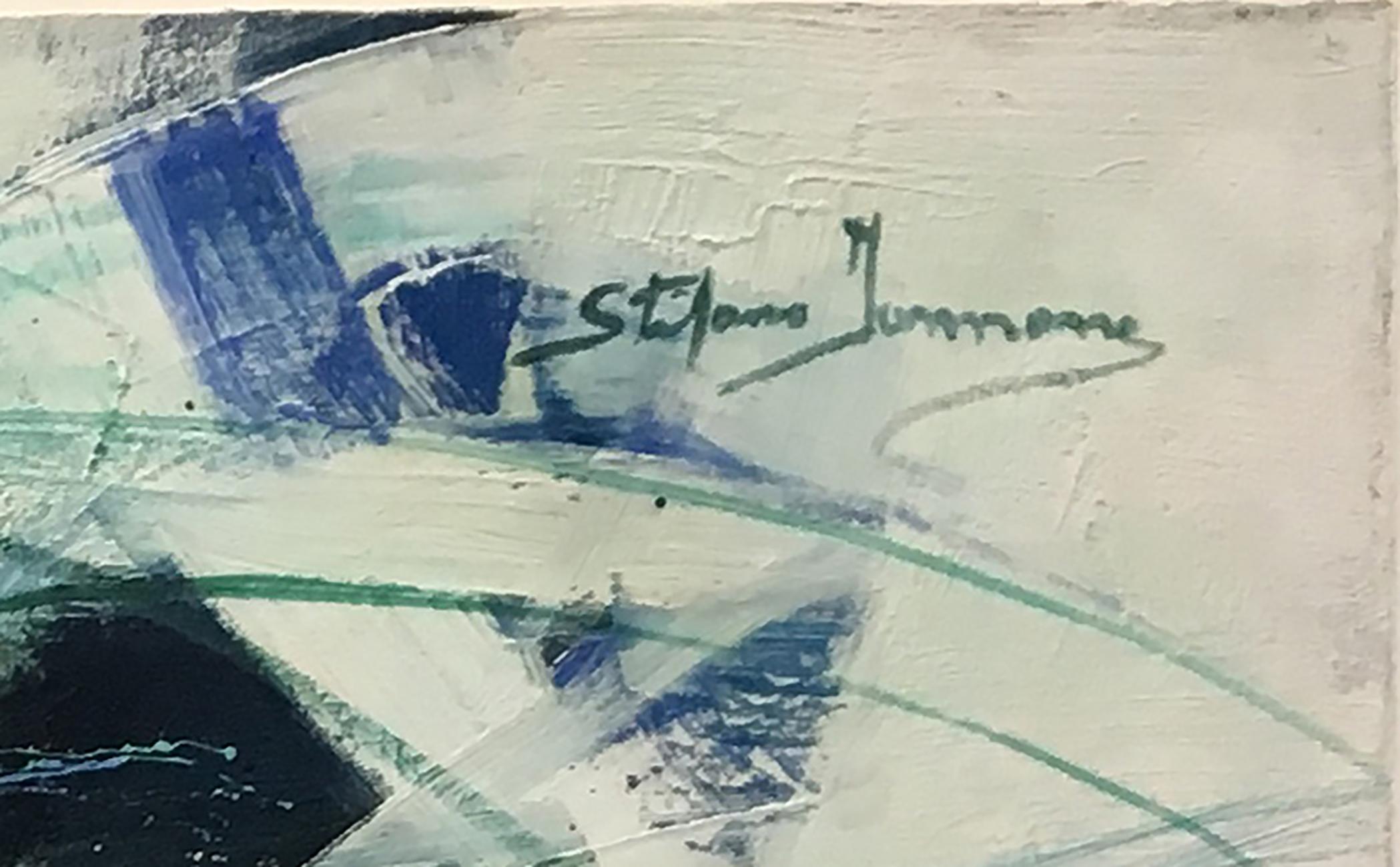Greene & Greene - Stefano Iannone, quadro moderno italiano ad olio su tela in vendita 3