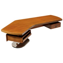 Stefano Mastuzzi Boomerang Desk 'Zero' in Walnut