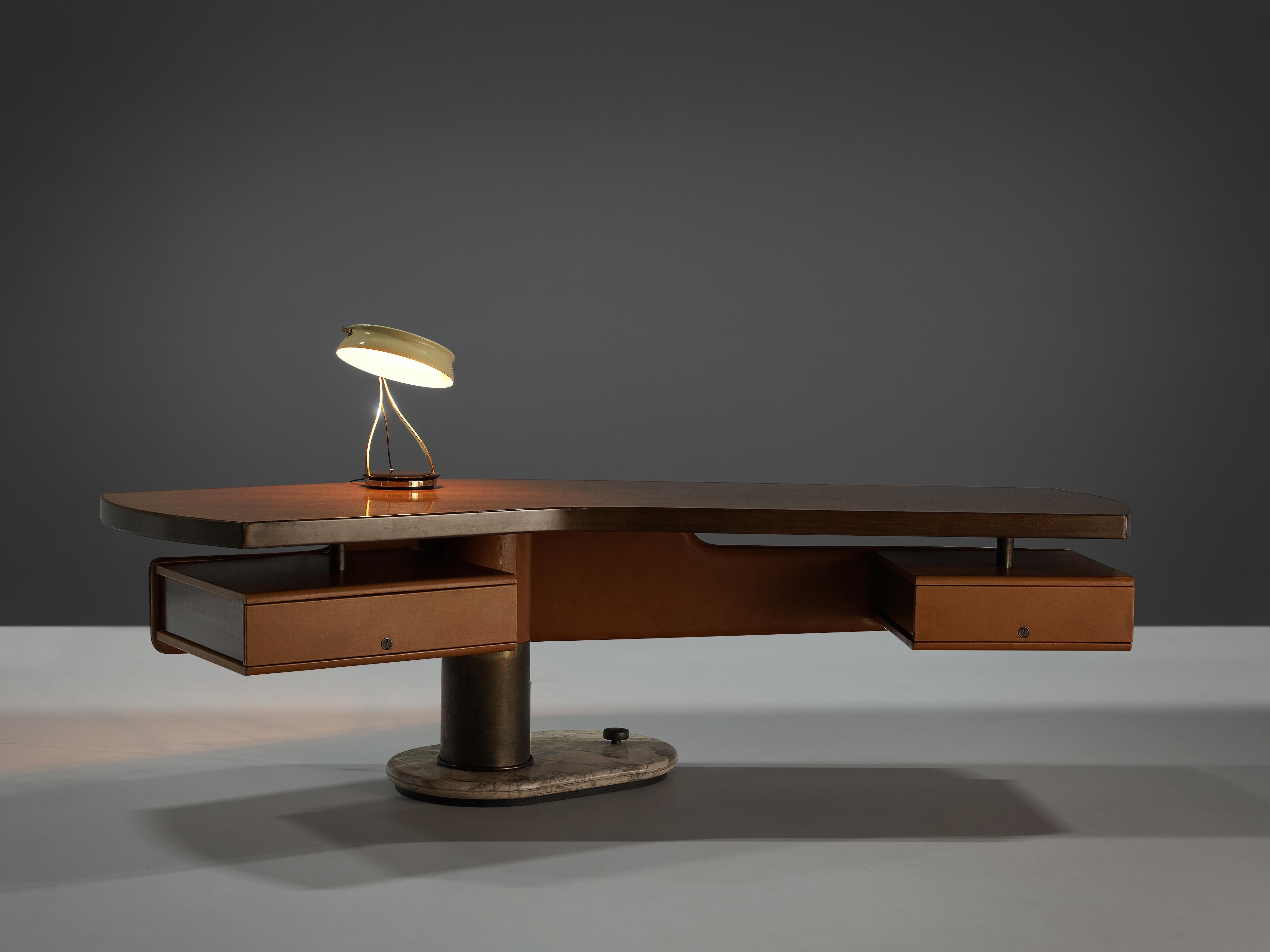 Stefano Mastuzzi Boomerang Desk 'Zero' in Walnut 6