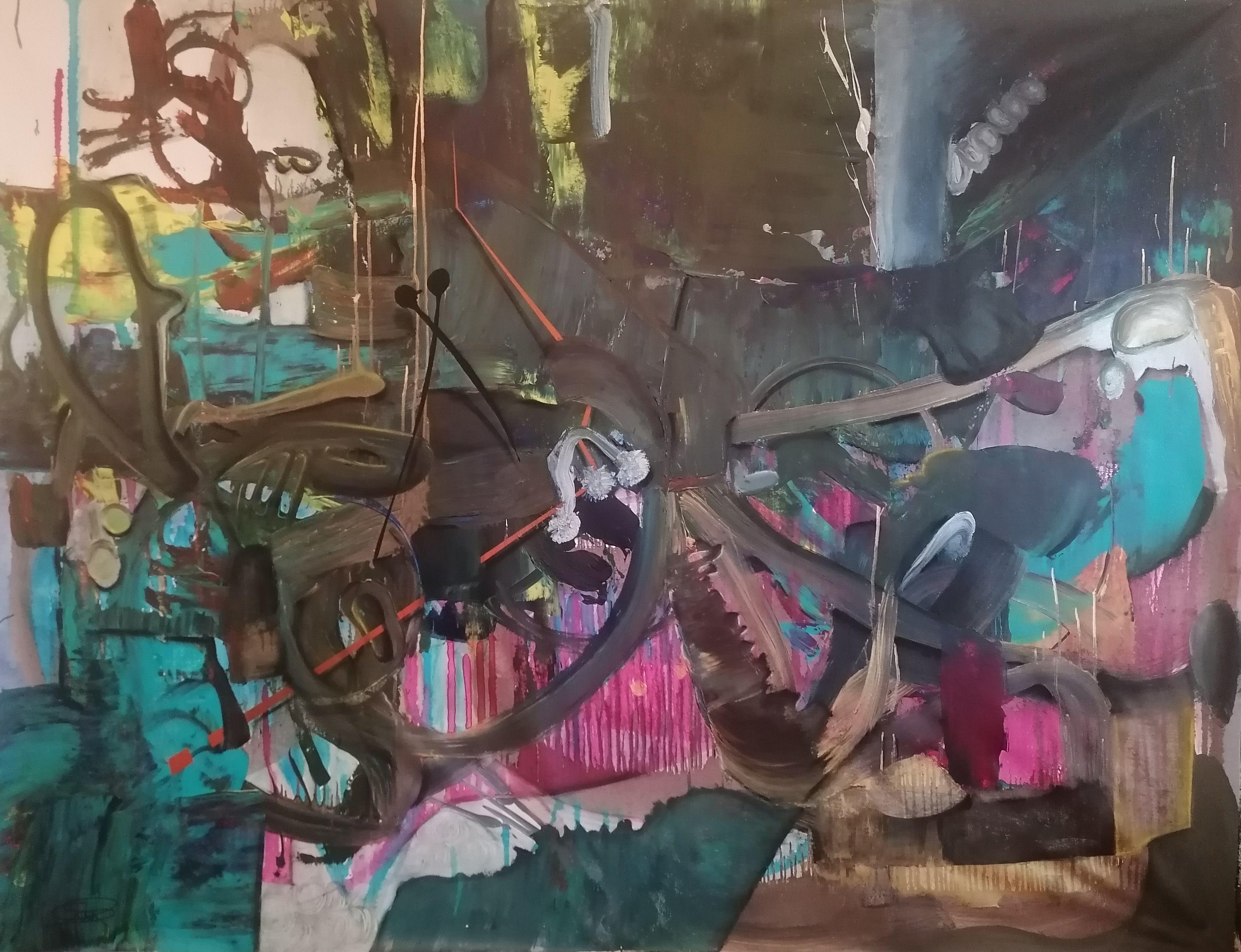 ODESSA, Pittura, Acrilico su tela - Painting di Stefano Mazzolini