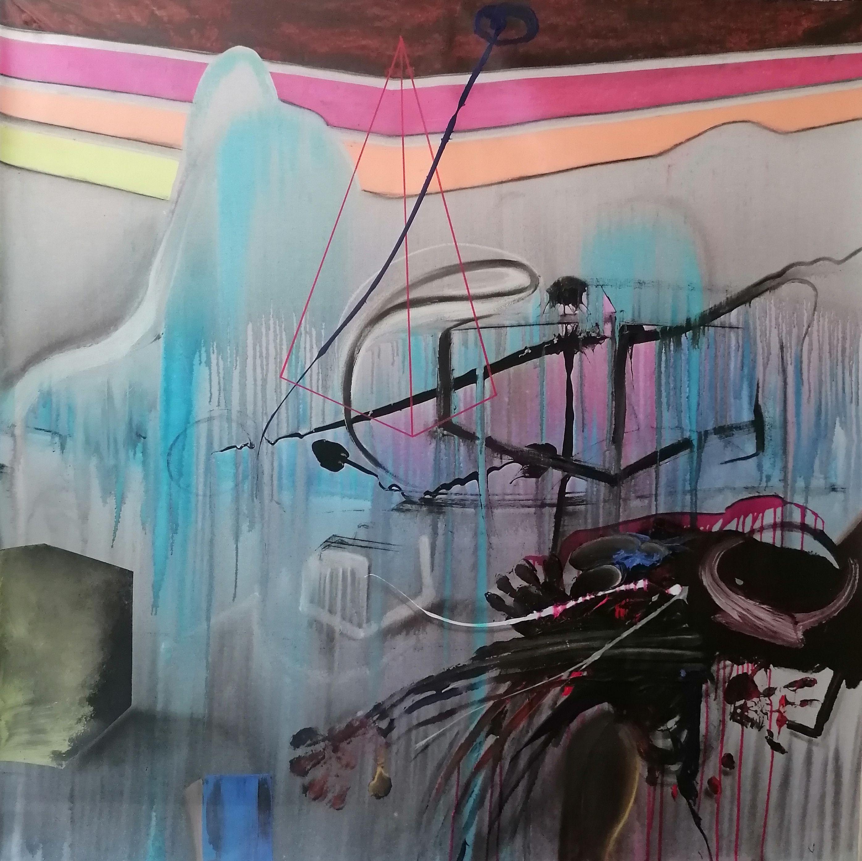 PALAGAL, Gemälde, Acryl auf Leinwand