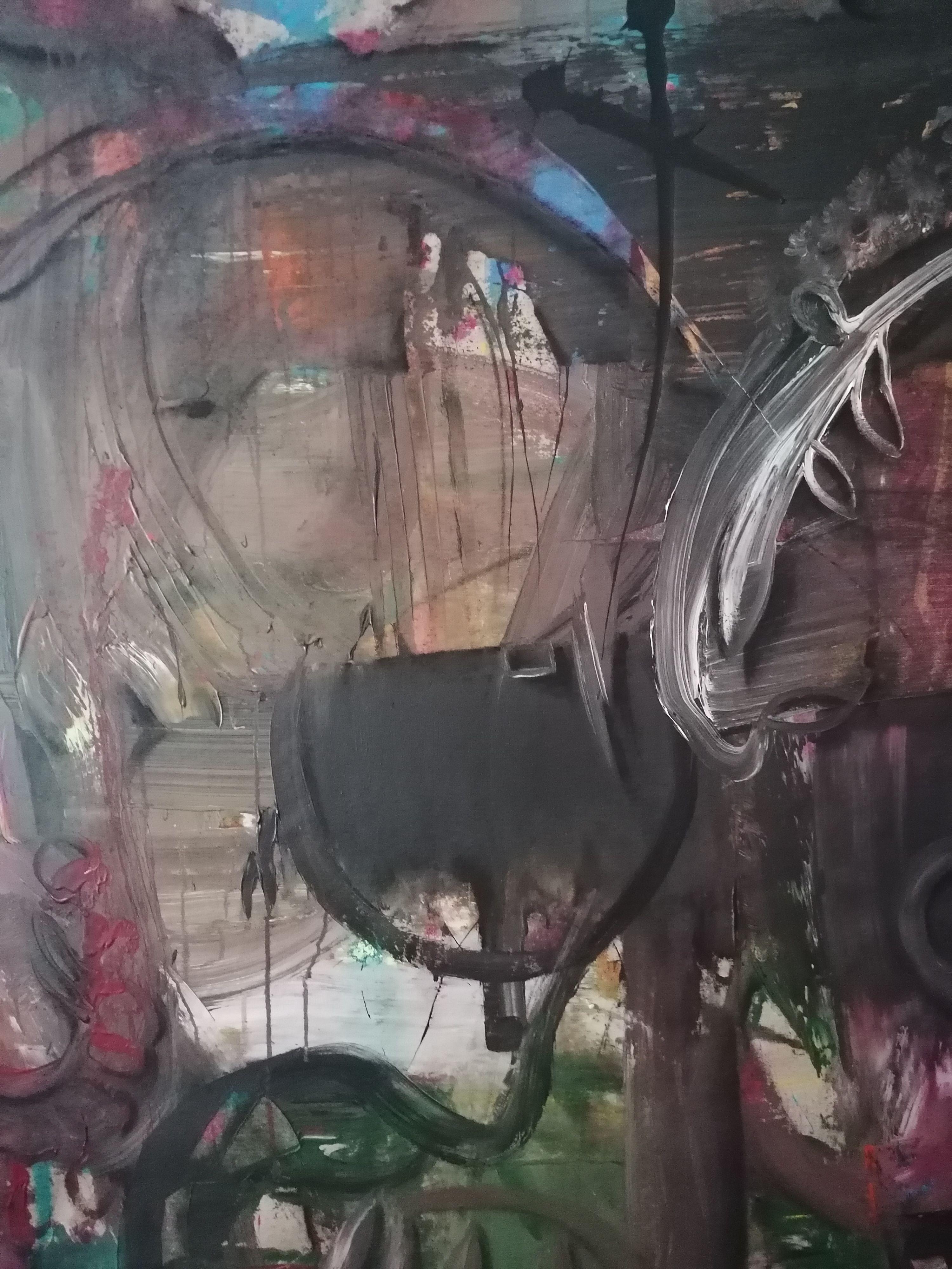 PISKY, Gemälde, Acryl auf Leinwand (Abstrakter Expressionismus), Painting, von Stefano Mazzolini