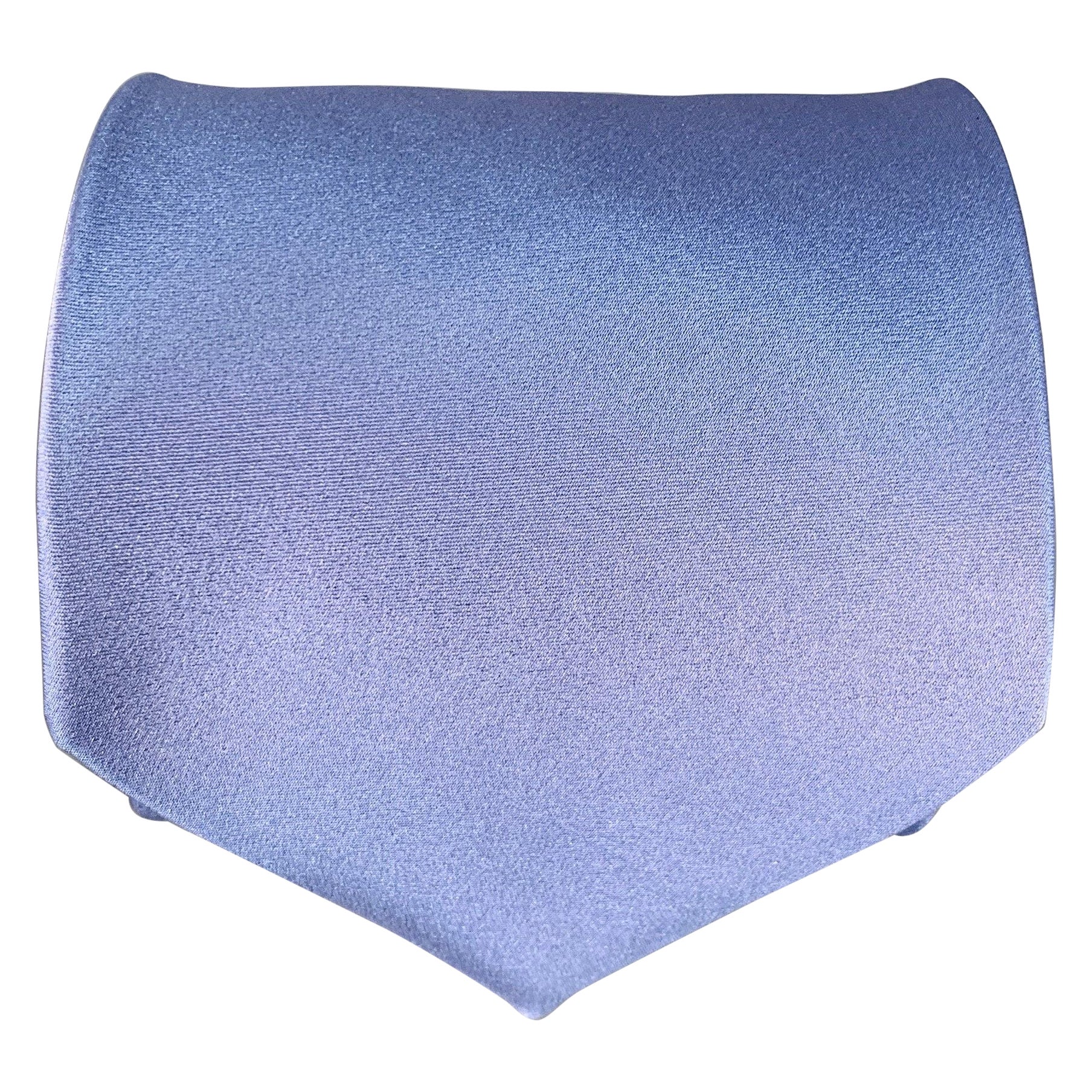 STEFANO RICCI Cornflower Blue Silk Tie For Sale