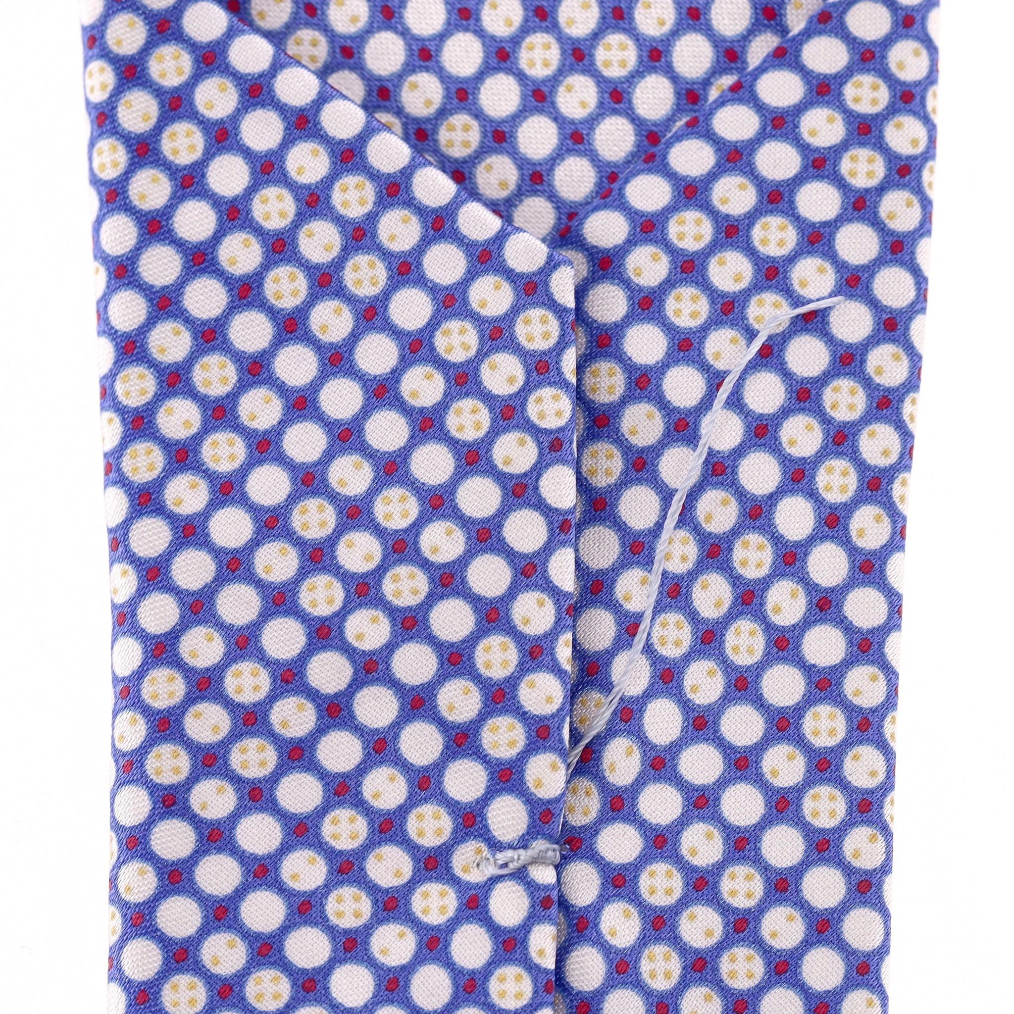 Stefano Ricci Printed Silk Tie With Swarovski Crystals For Sale 5
