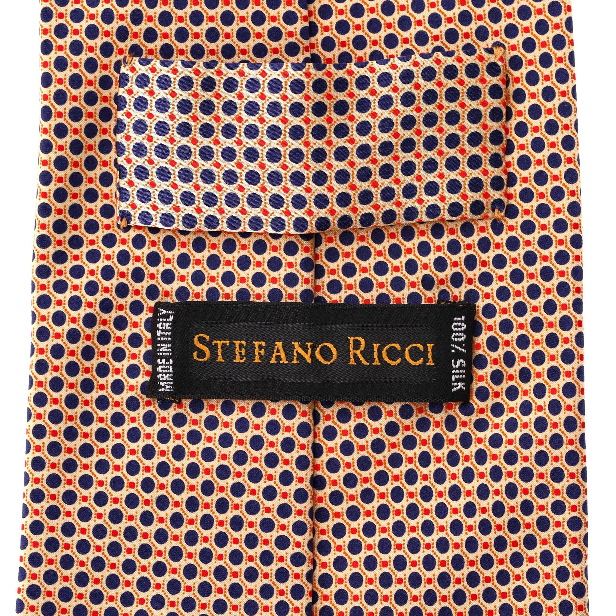 Stefano Ricci Bedruckte Seidenkrawatte mit Swarovski-Kristallen im Angebot 2