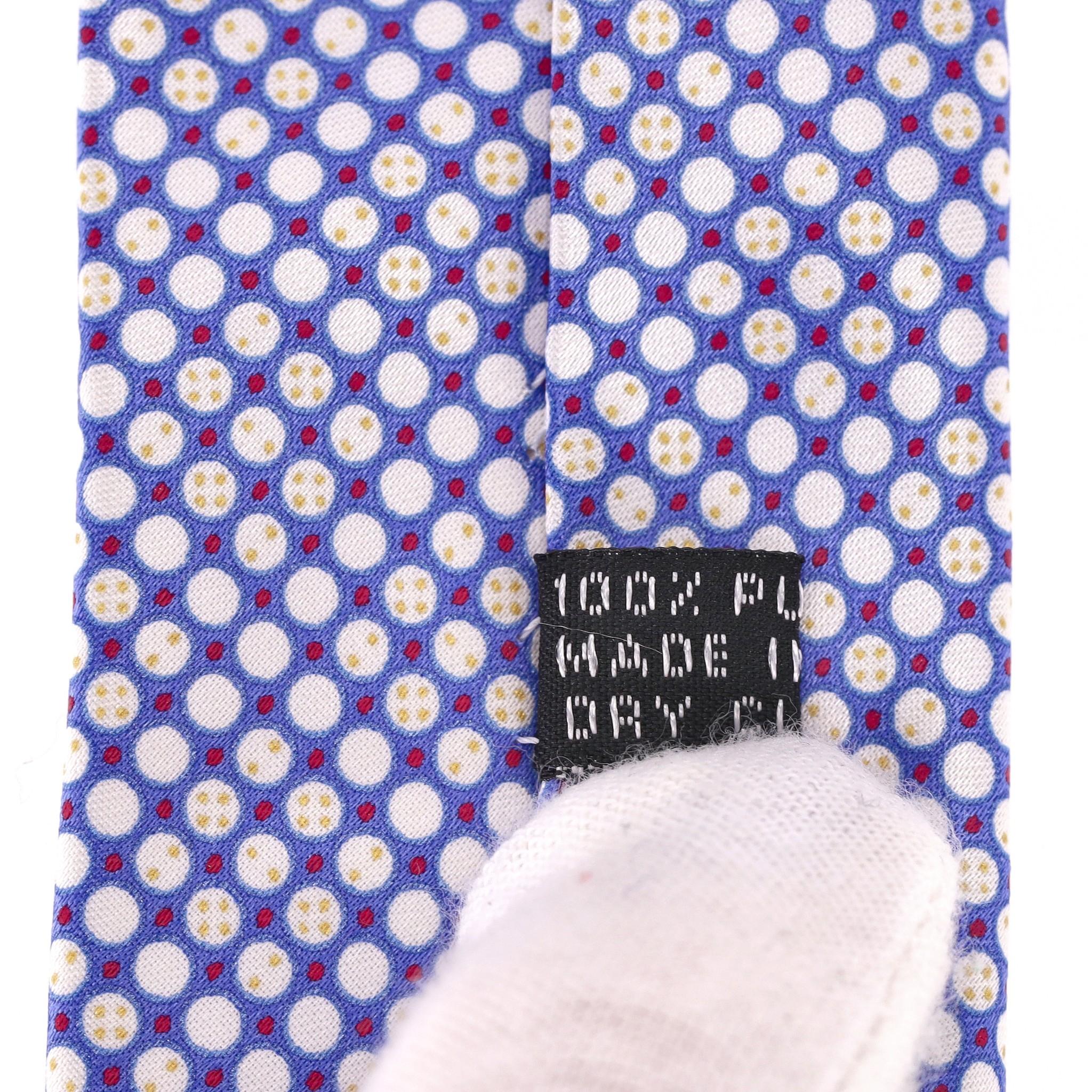 Stefano Ricci Printed Silk Tie With Swarovski Crystals For Sale 3