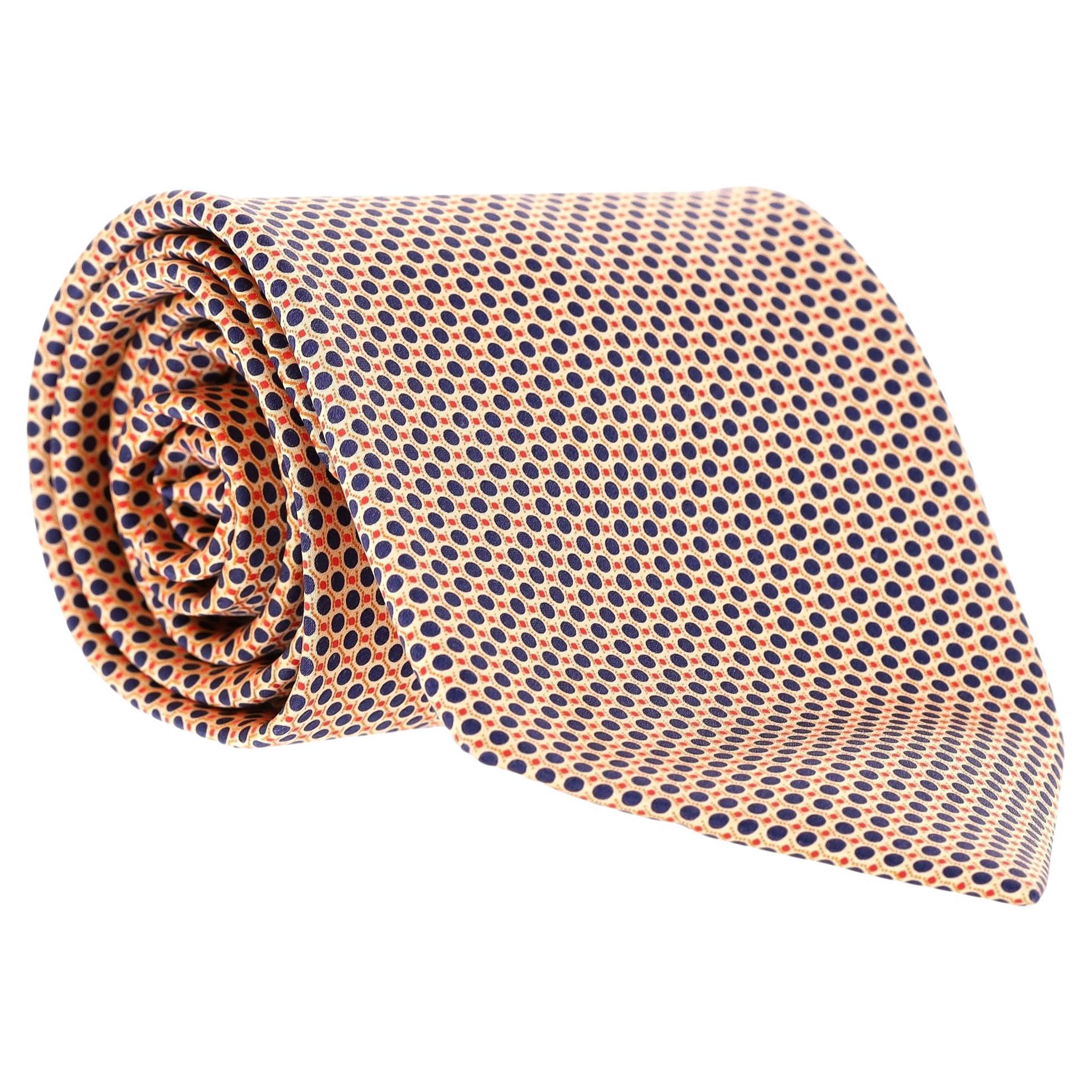 Stefano Ricci Bedruckte Seidenkrawatte mit Swarovski-Kristallen im Angebot
