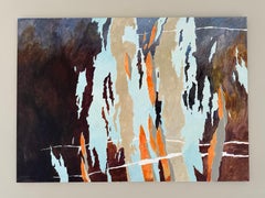 Quadro di paesaggio astratto extra-large "Il viaggio quotidiano" di Steffen Bue