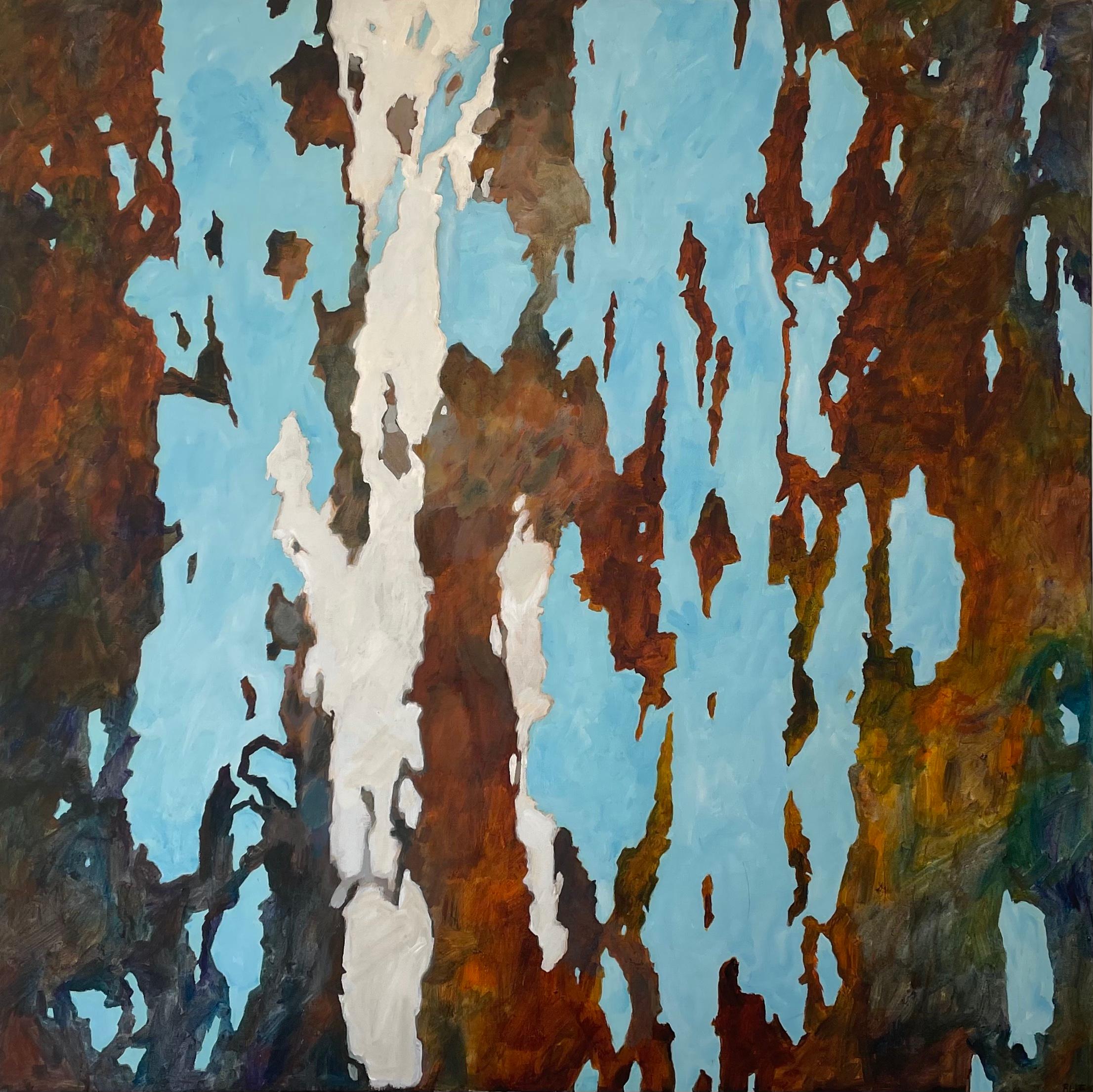 Grande peinture abstraite inspirée de la nature « Other Nature » de Steffen Bue