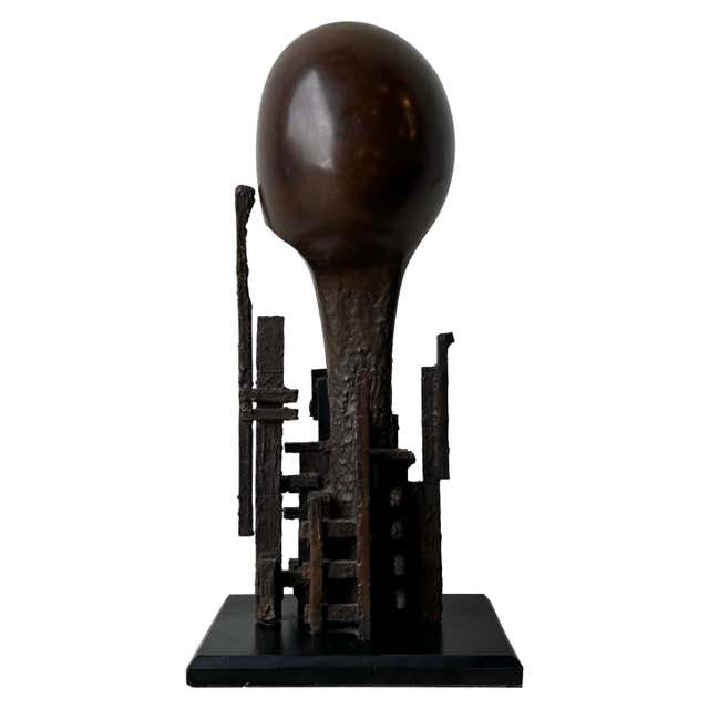 Klaus Ihlenfeld Abstract Bronze Sculpture For Sale at 1stDibs