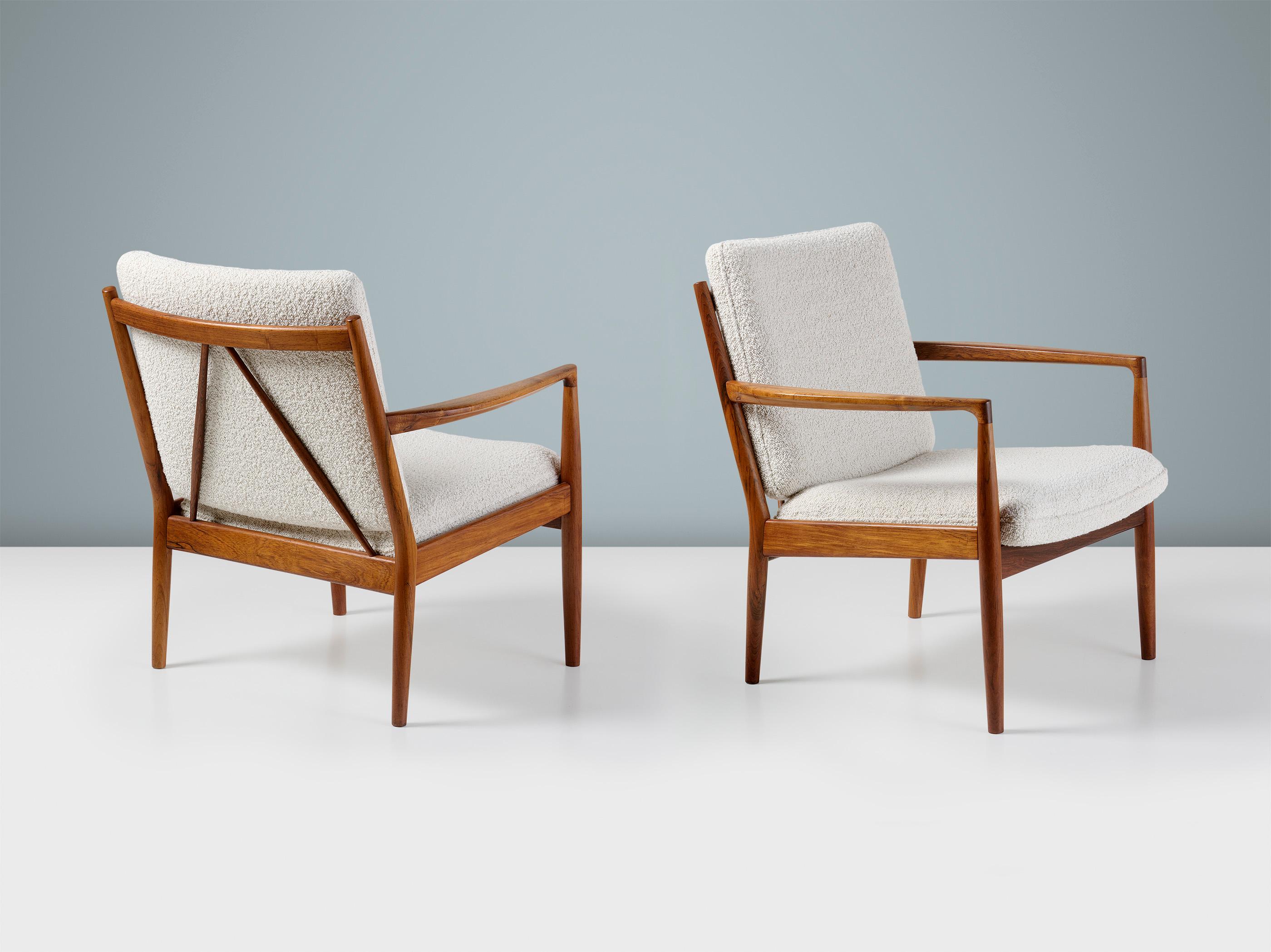 laauser rosewood lounge chair