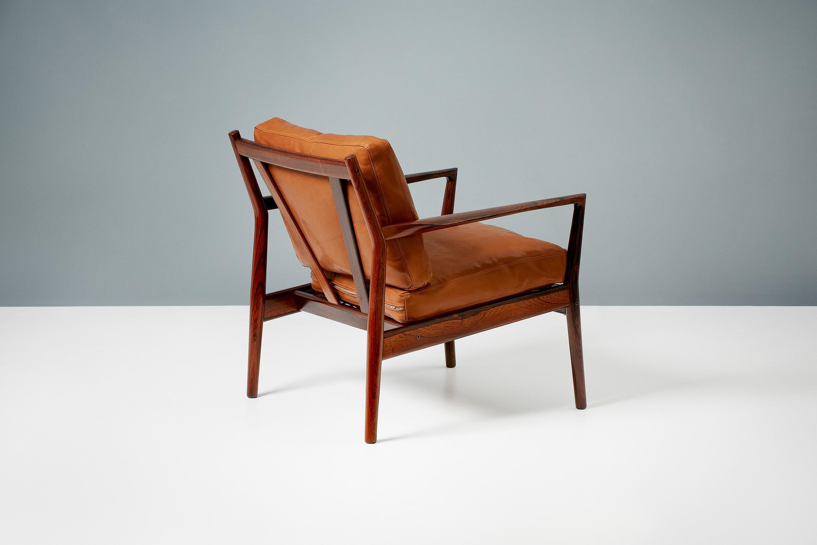 Steffen Syrach-Larsen Rosewood Lounge Chairs, c1960s 1