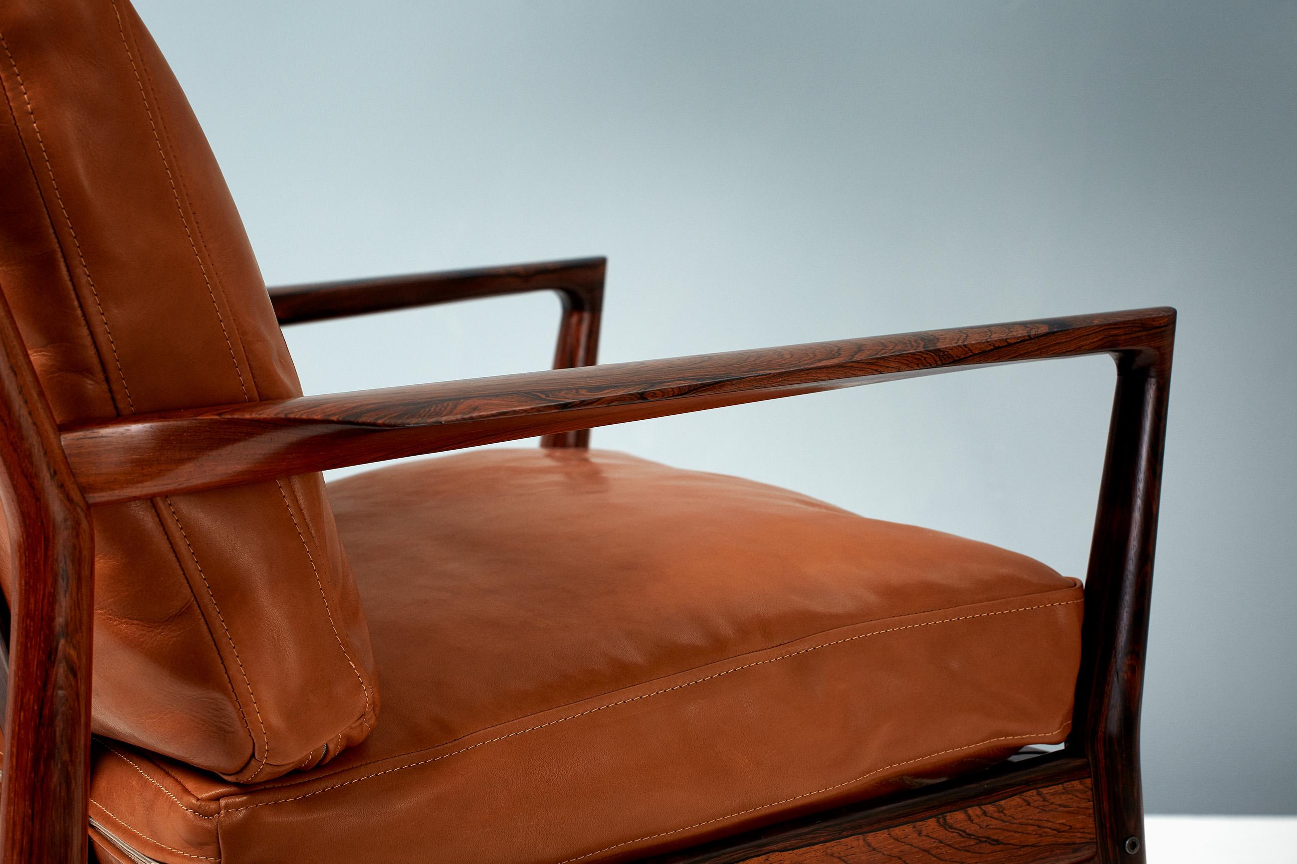 Steffen Syrach-Larsen Rosewood Lounge Chairs, c1960s 2