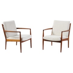 Steffen Syrach-Larsen Sillas de salón de palisandro, c1960