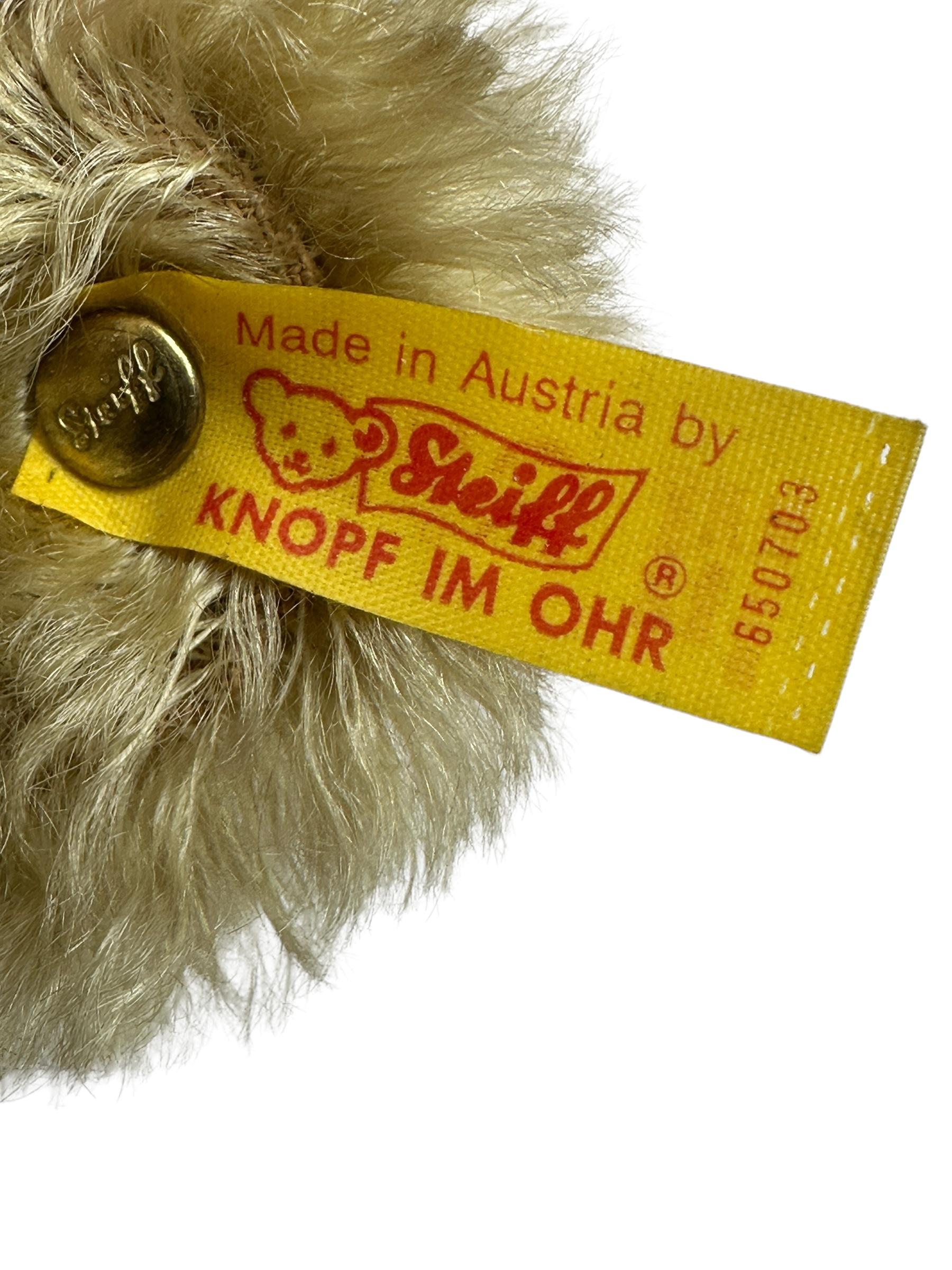 Late 20th Century Steiff Collectible Teddy Bear Toy Store Kober Vienna exclusive, Vintage Austria