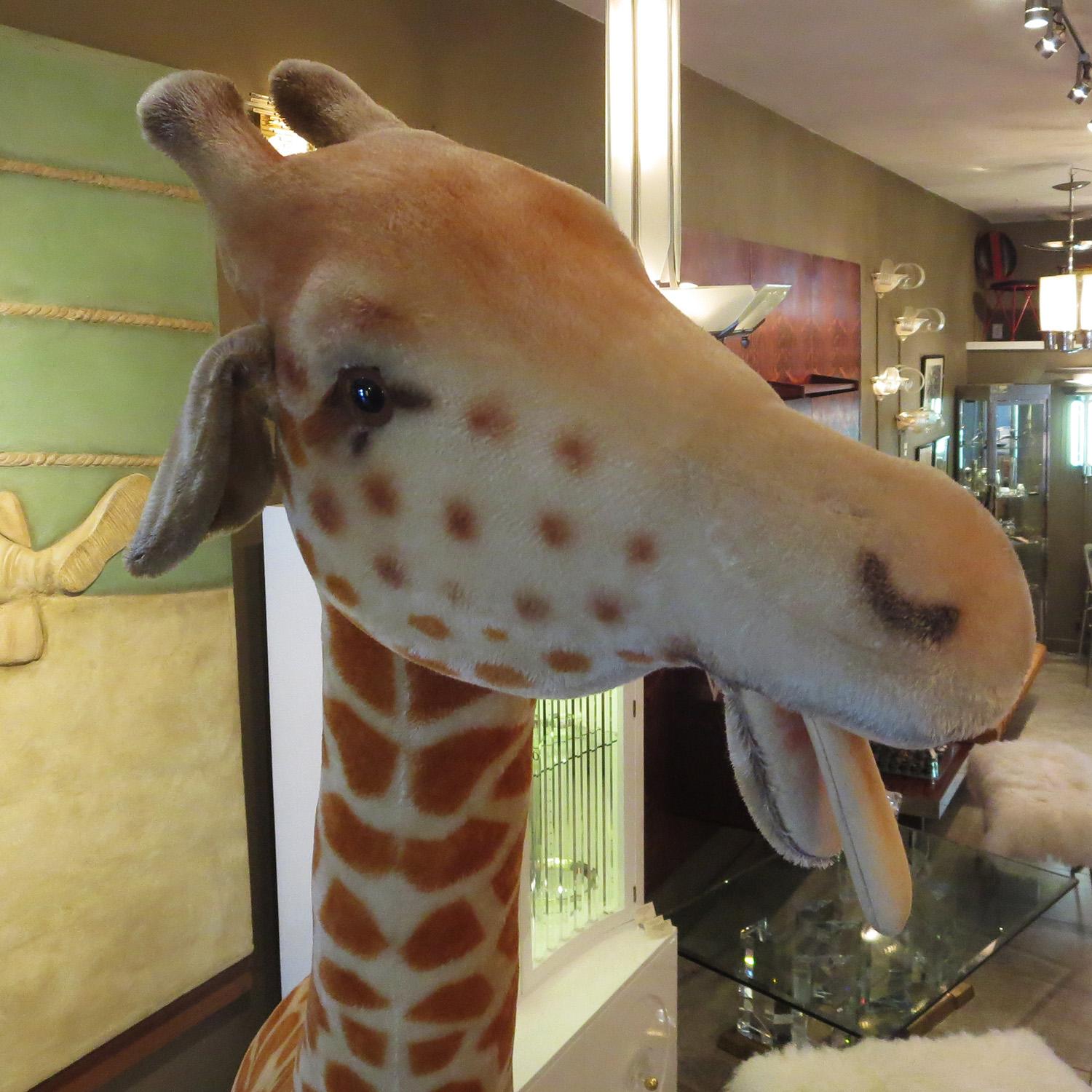 Mid-Century Modern Steiff Display Giraffe For Sale