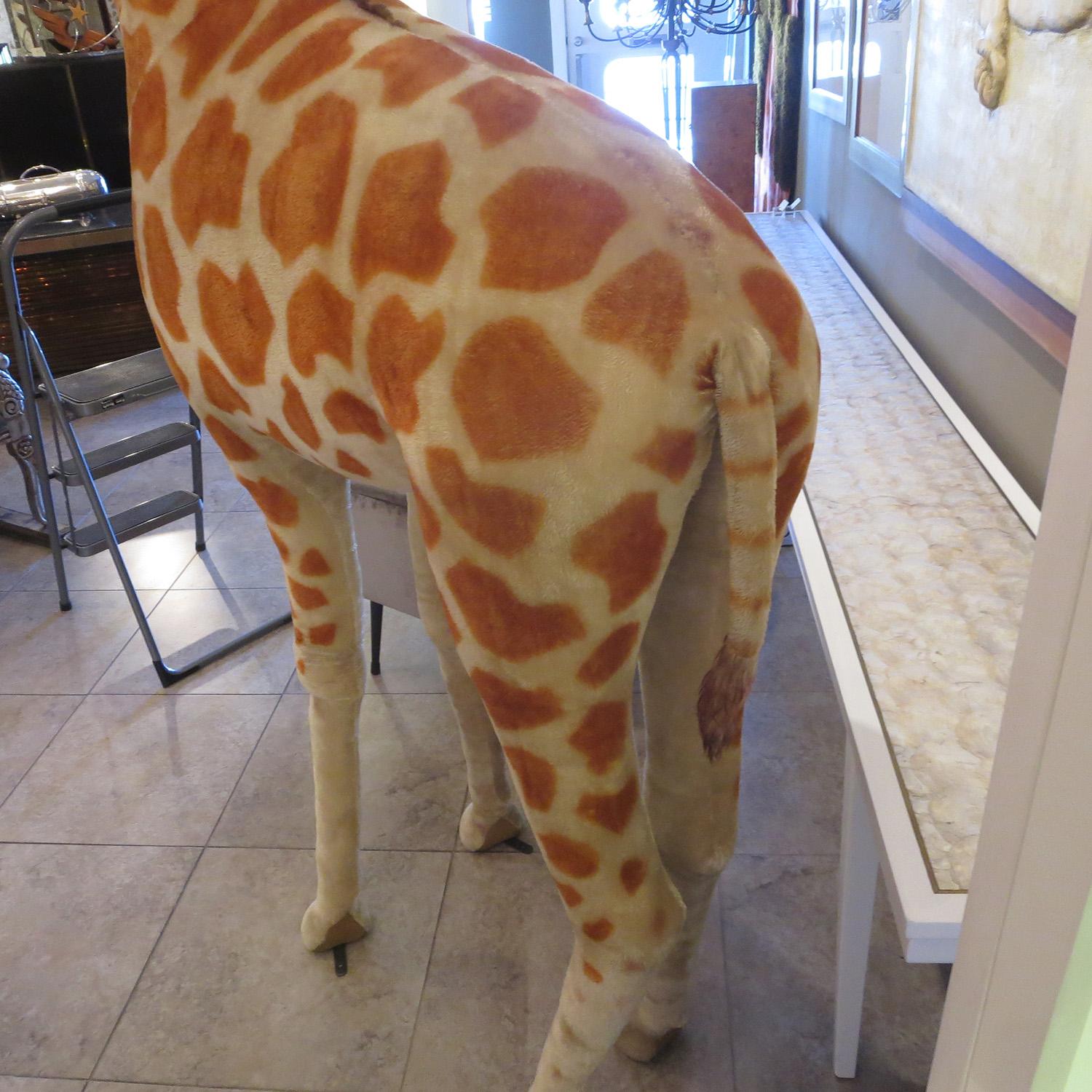 Mohair Steiff Display Giraffe For Sale