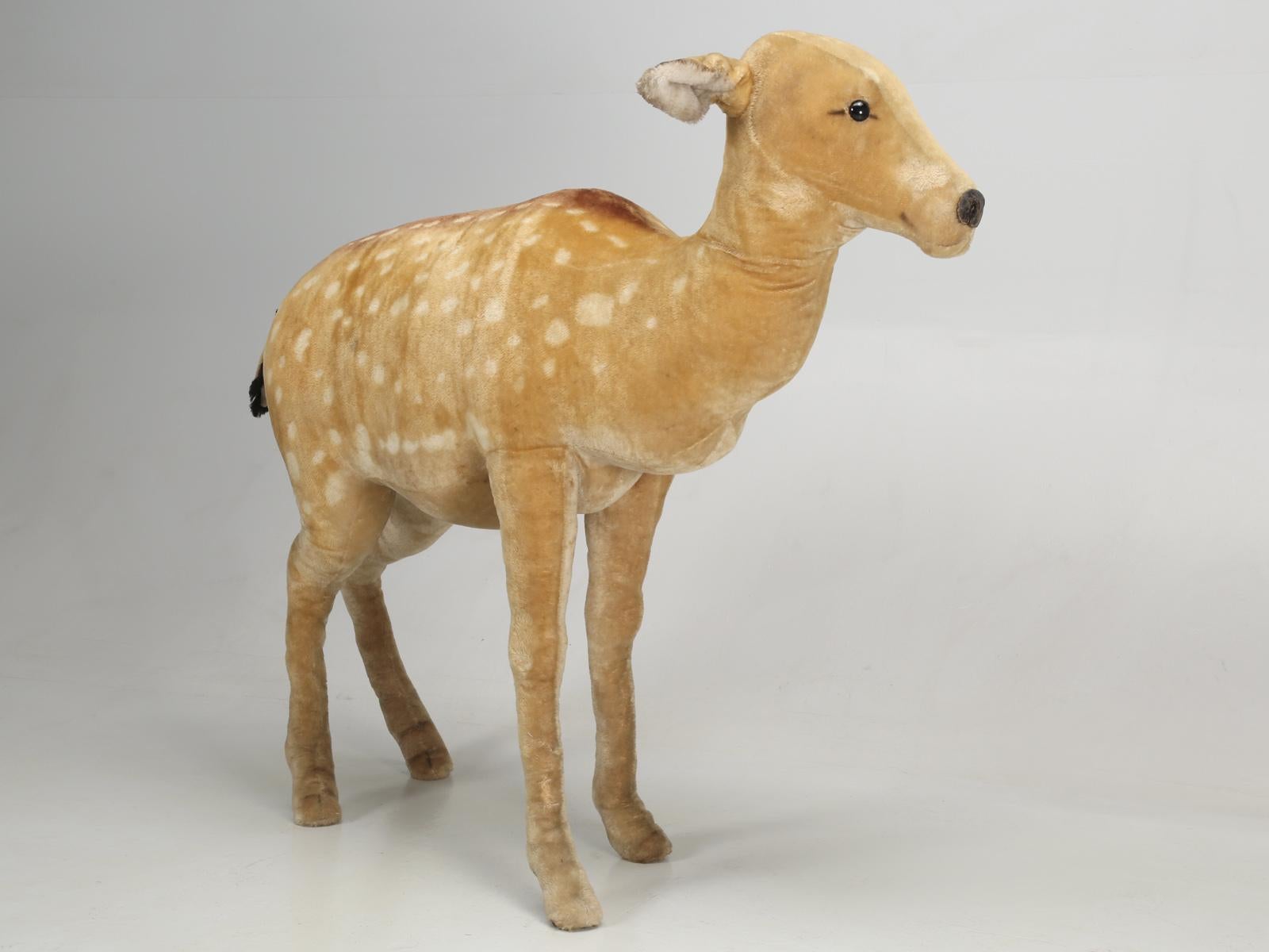 Gigantic Original German Steiff Mohair Elk 