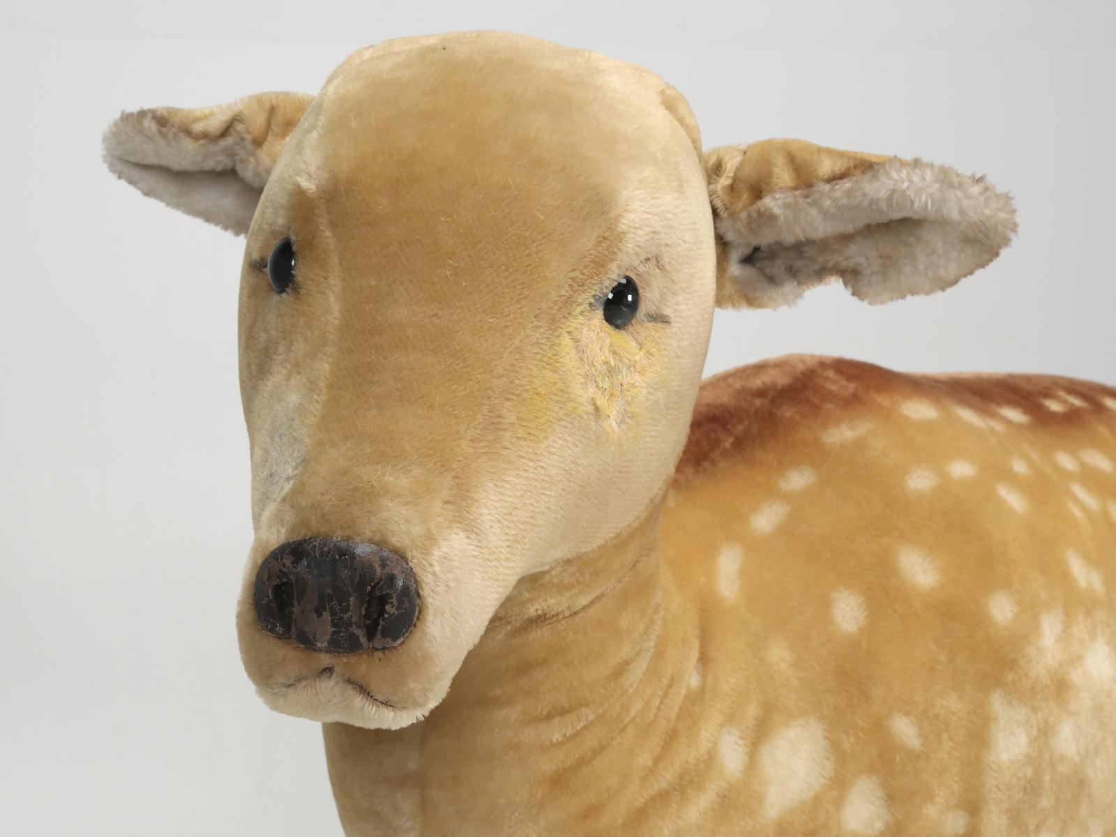 Allemand Gigantic Original German Steiff Mohair Elk 