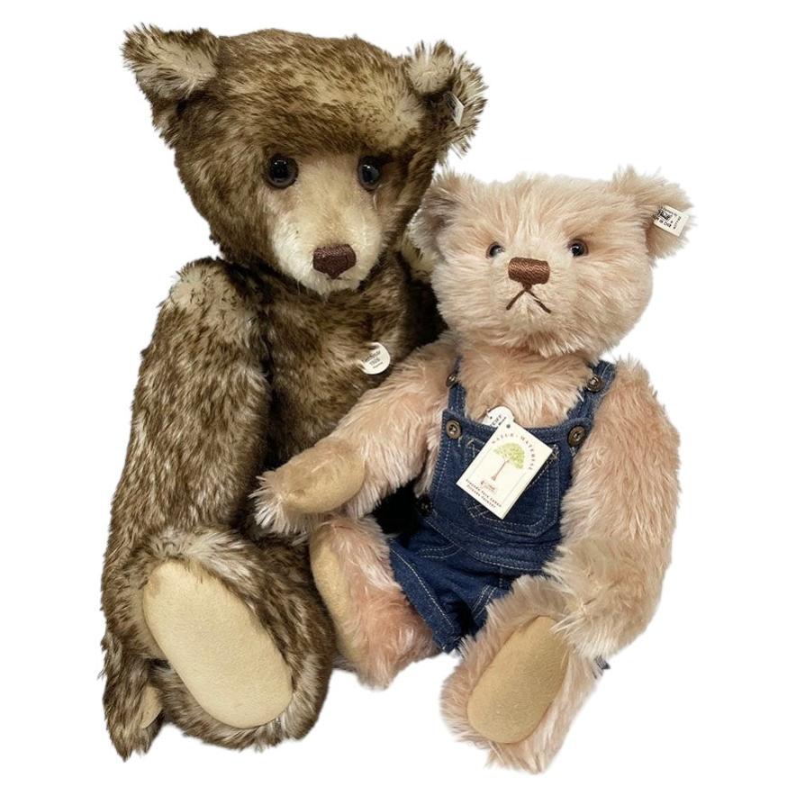 Hello 2000 Good-Bye 1999, boxed bears, Steiff Limited Edition 1999