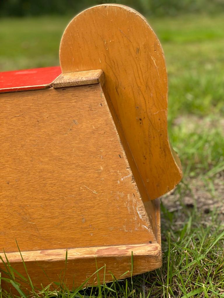 Steiff, Wooden Rocking Horse / Toy Chest 1970's Germany For Sale 2