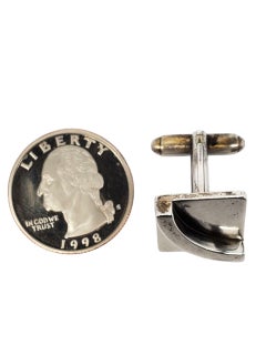 Steig Sterling Silber Quadratische Manschettenknöpfe #23774