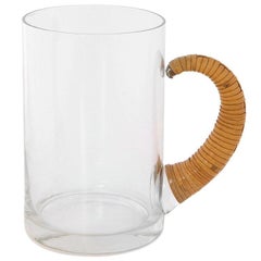 Vintage Stein with Cane Wrapped Handle