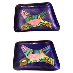 Steinbock Email Austrian Enamel Fish Dishes
