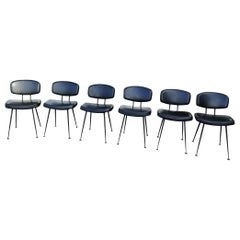 Steiner Airborne 6 Chairs Guariche Paulin Mortier Motte Thonet Arp French