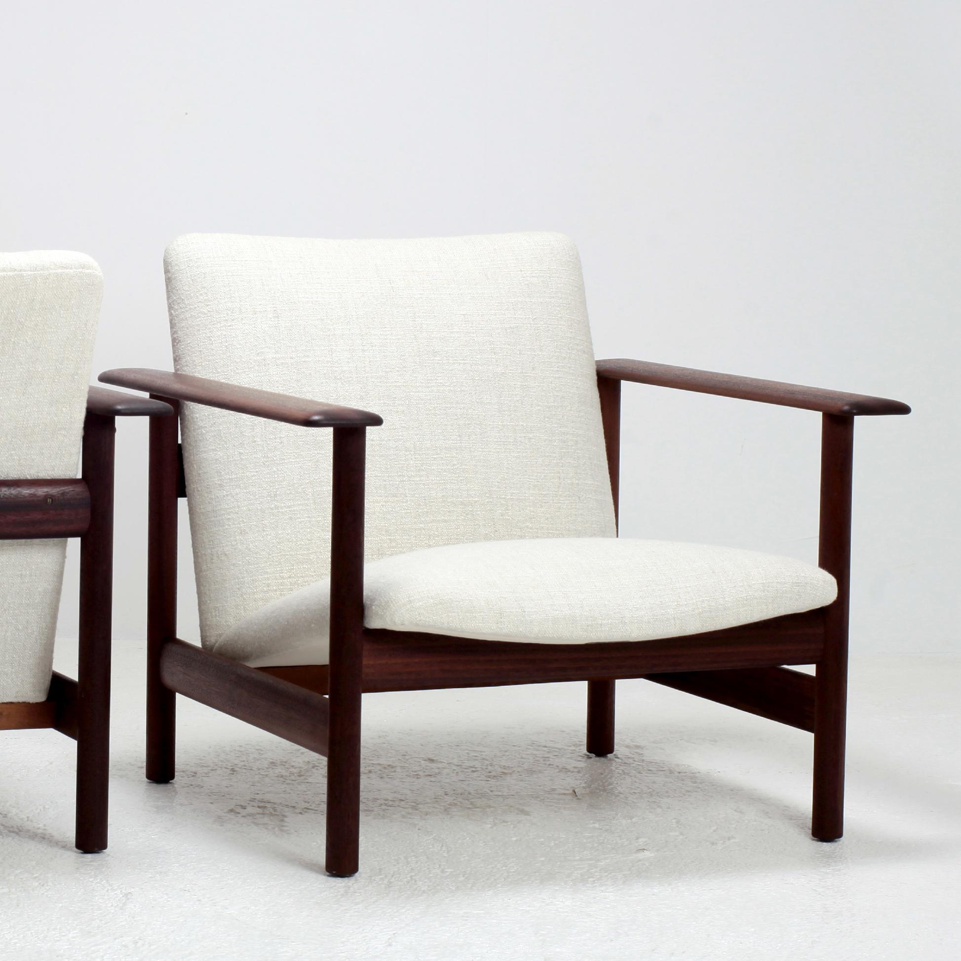 Steiner Armchairs Pierre Frey Fabric France 1960 Set of 2 3