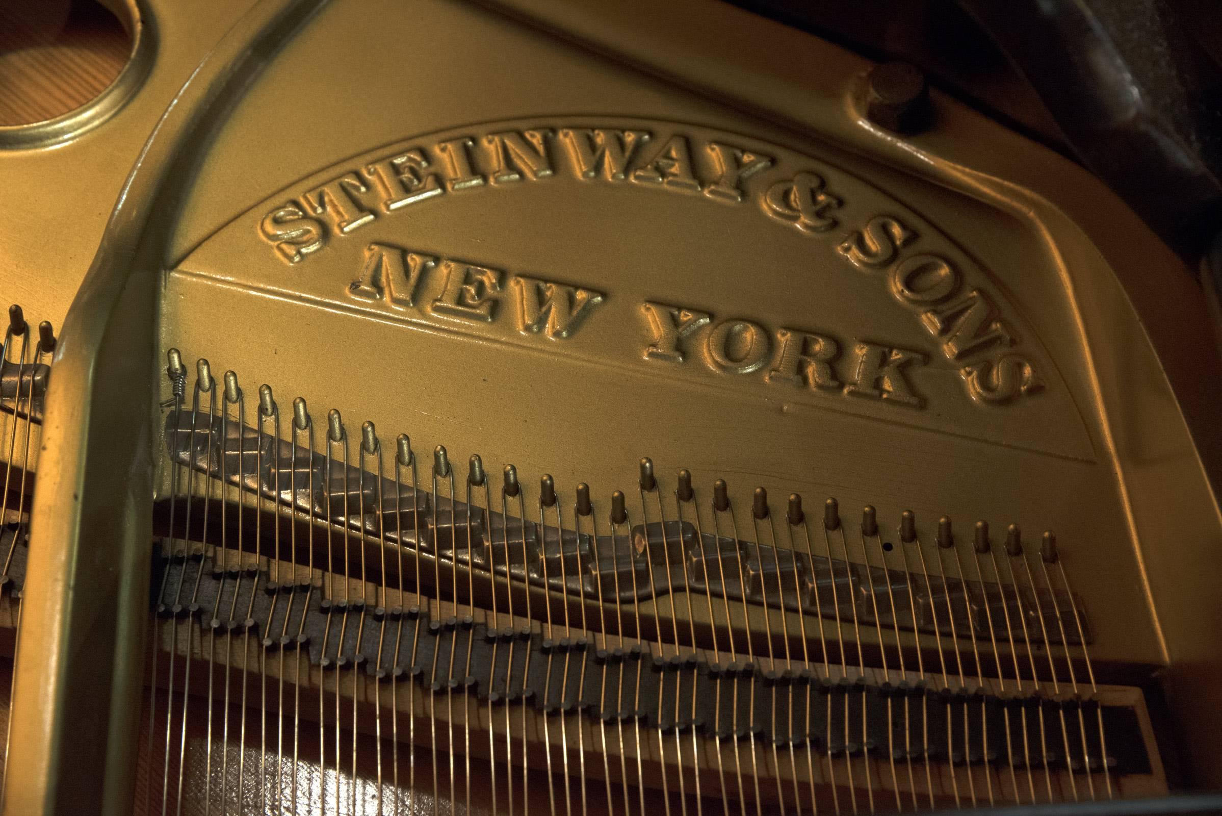 Steinway Oyster Veneer and Inlay Marquetry Concert Grand Piano 2
