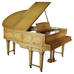 Steinway Duo Art M Aeolian Player Grand Piano, Custom Painted Decorated, 20th C