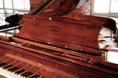 Steinway Model A Grand Piano in Statement Tiger Mahogany