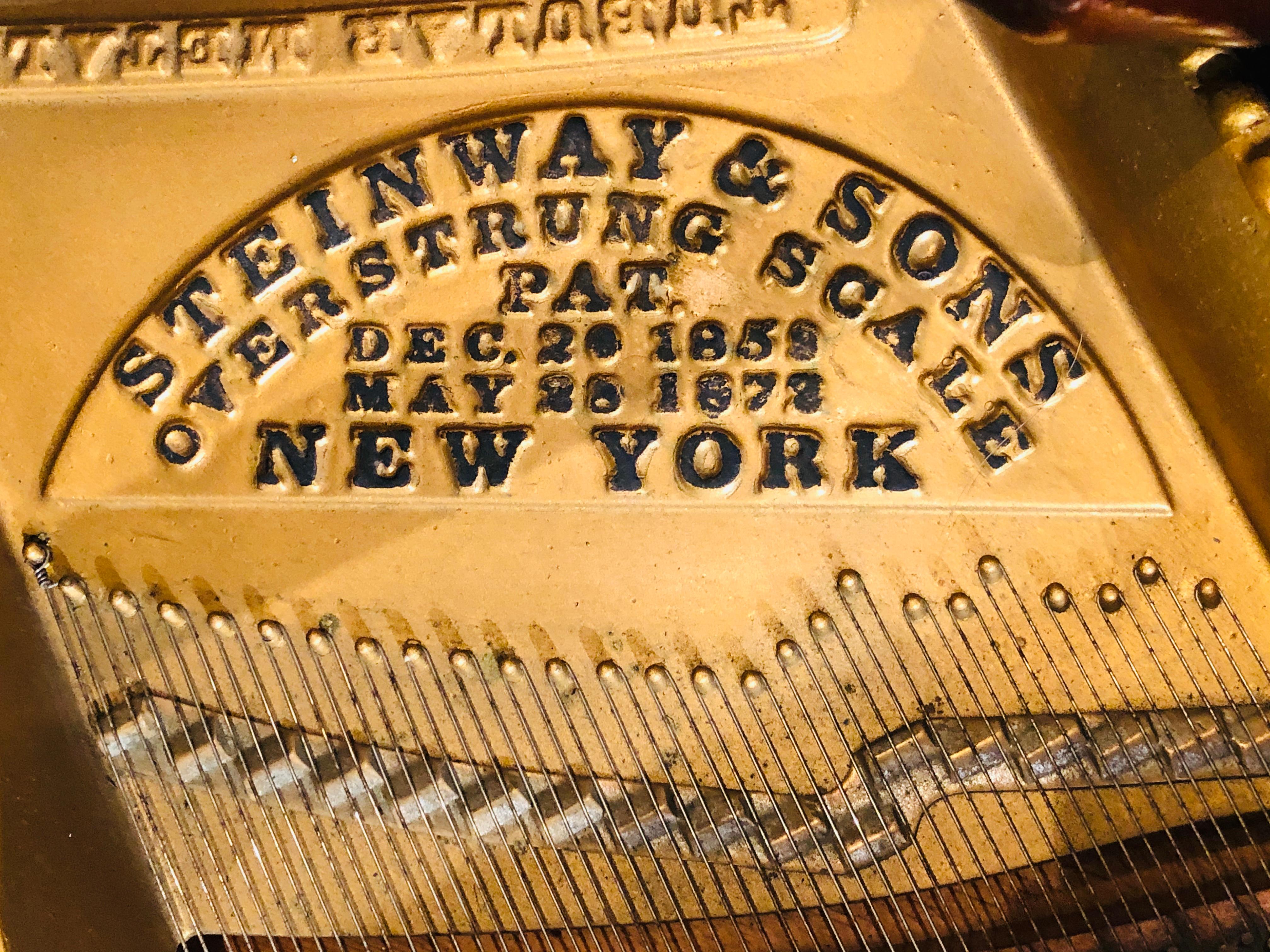 Steinway Model B Classic Grand Piano 1901 in a Refinished Mahogany Case 4