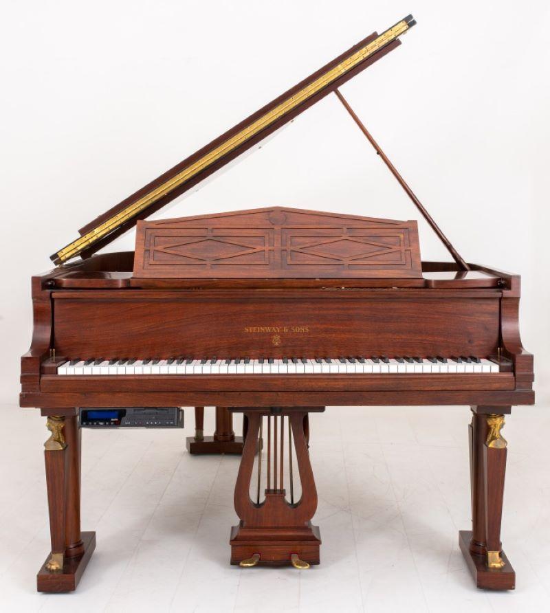 Steinway Retour d'Egypte Art Case Piano, 1925 In Good Condition In New York, NY