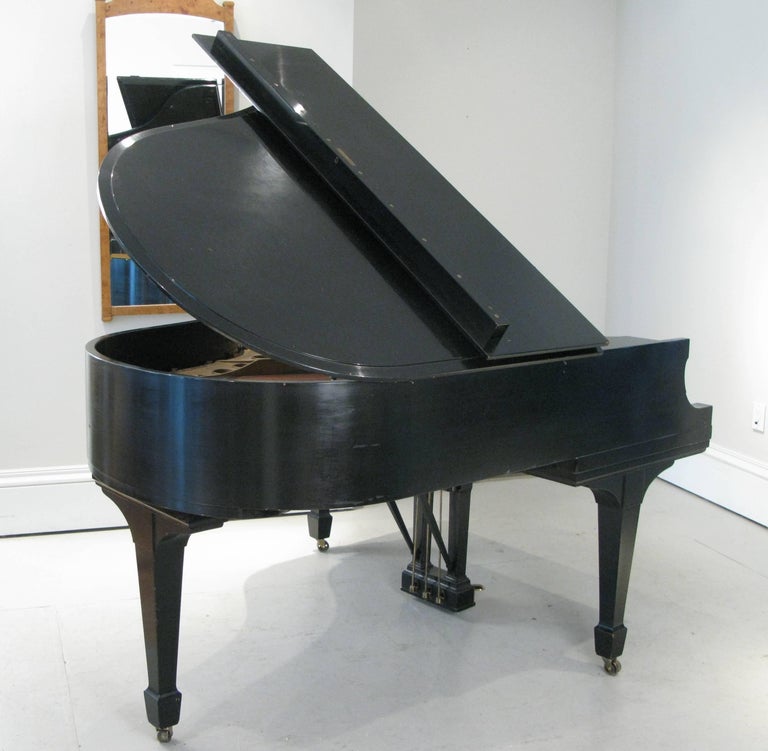 Hardwood Steinway & Sons 1912 Model M Ebony Piano