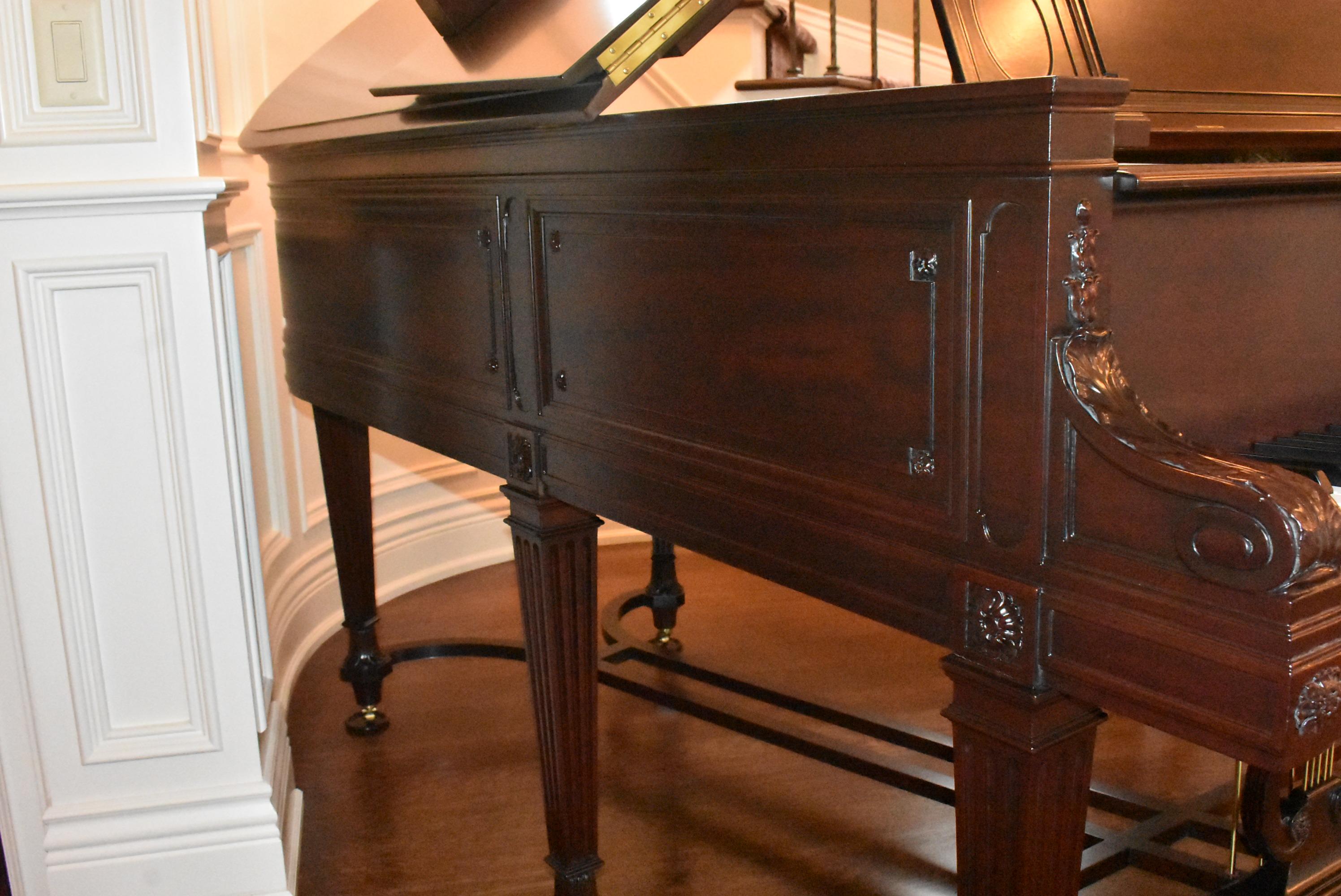 Steinway & Sons 1929 Pianoforte a coda modello L.A. con panca corrispondente 3