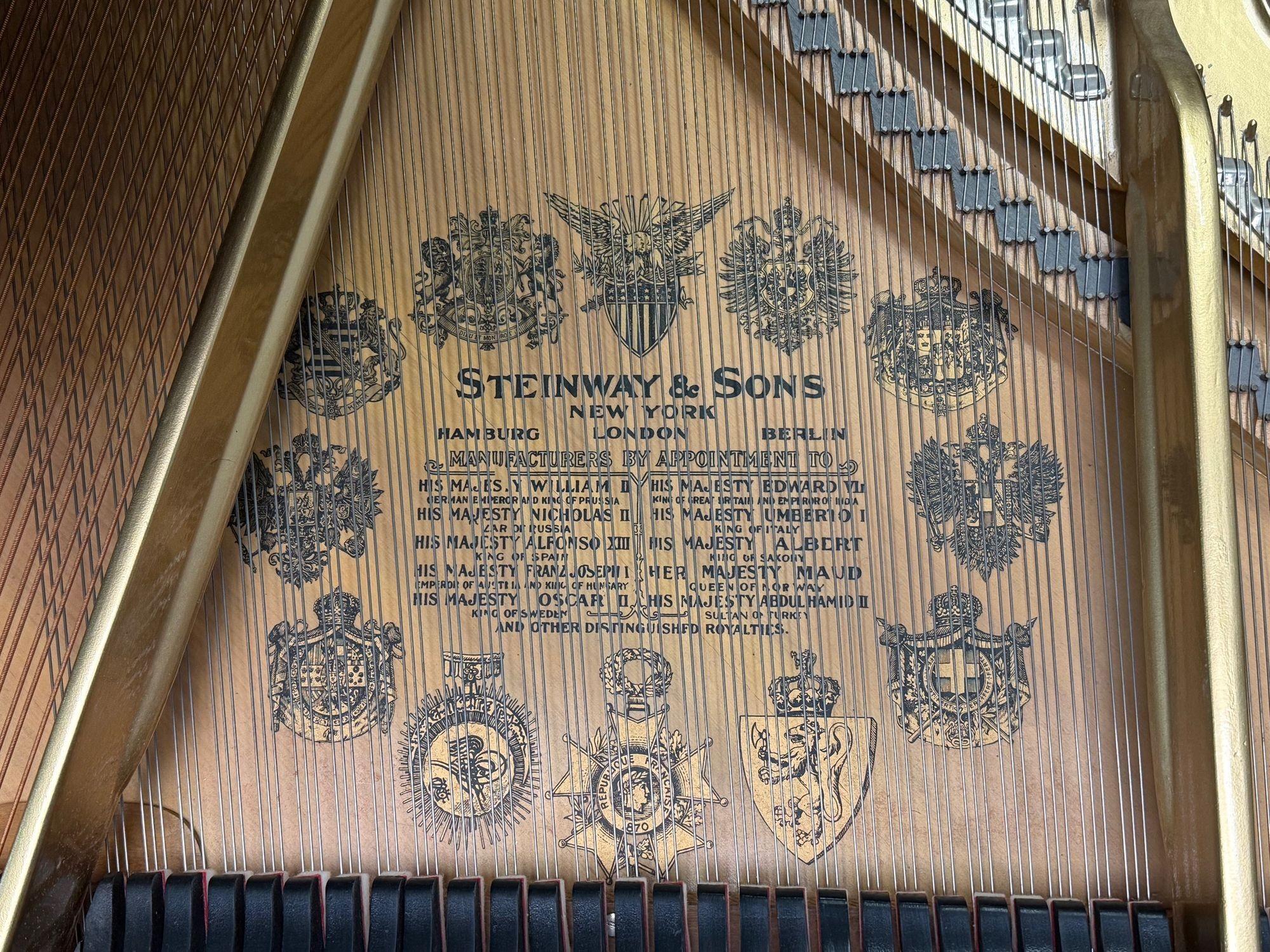 Steinway & Sons, Baby Grand Model O Piano, entièrement remis à neuf, 1911 en vente 4
