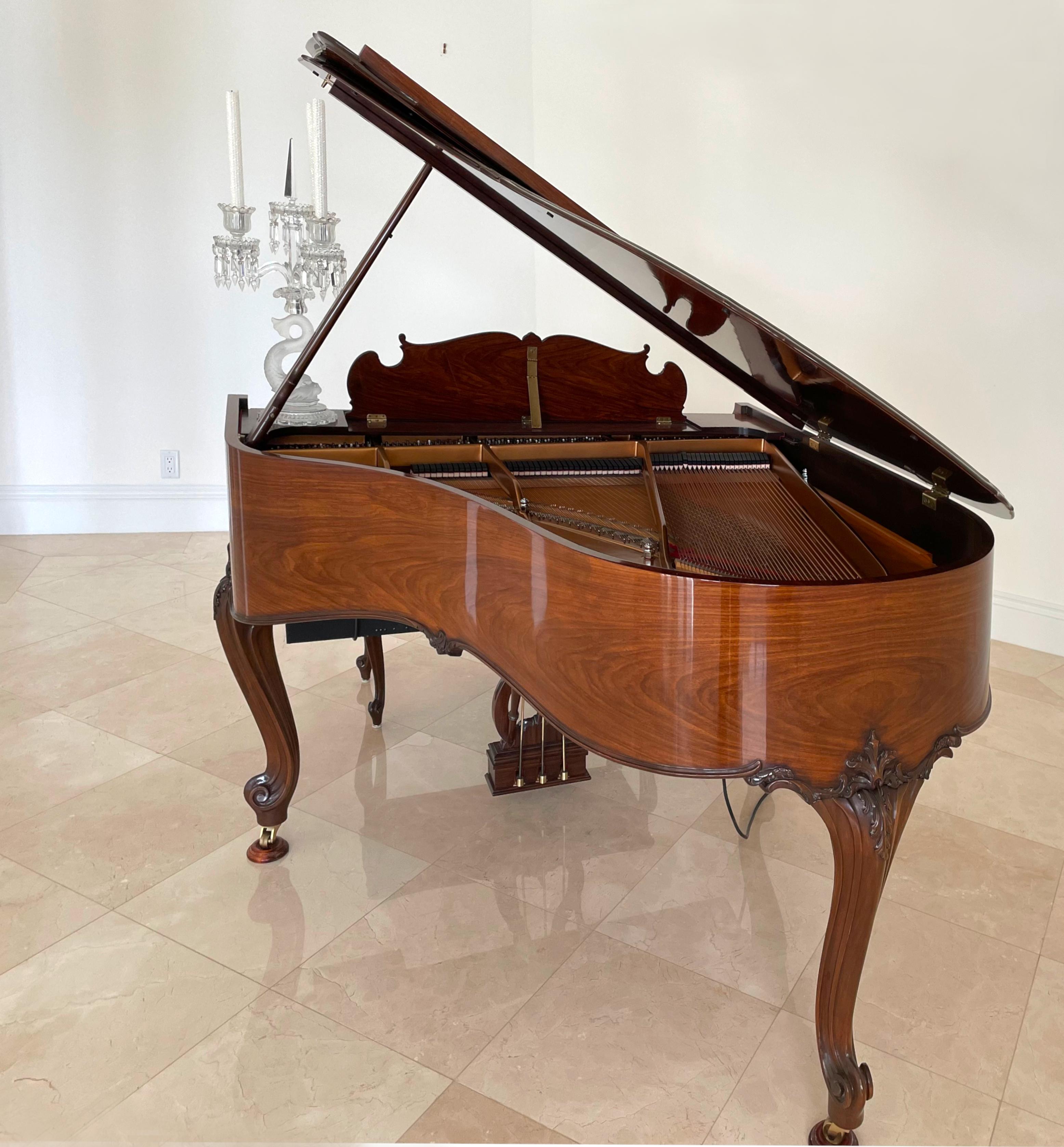 Steinway & Sons Rosewood Baby Grand Piano In Good Condition In West Palm Beach, FL
