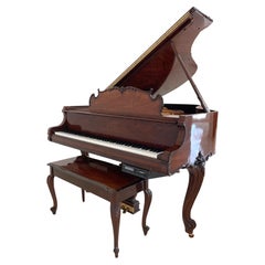 Vintage Steinway & Sons Rosewood Baby Grand Piano